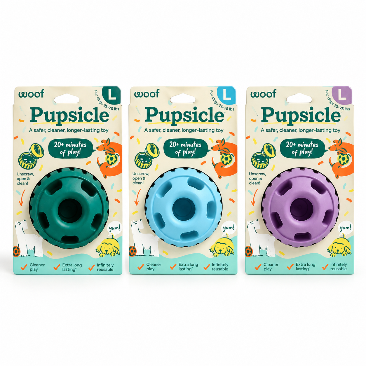 Woof Pupsicle Dog Toy –main picture - large.png