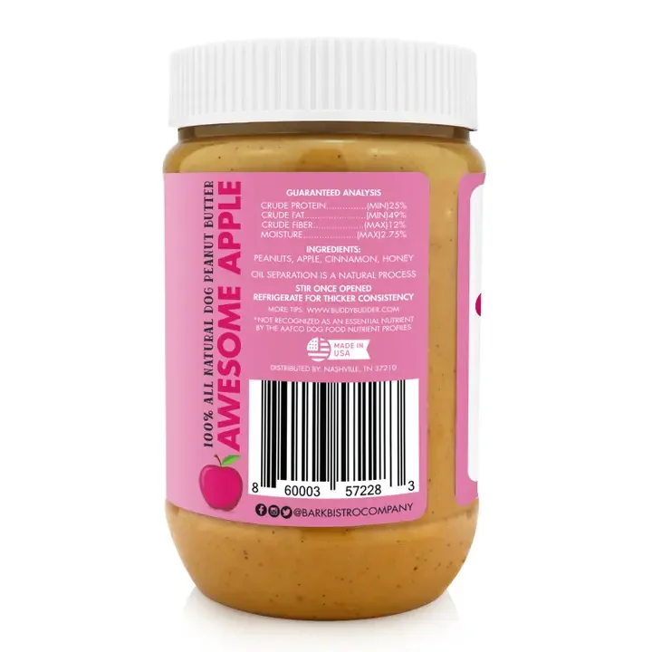 Buddy Budder - Awesome Apple Label Back.webp