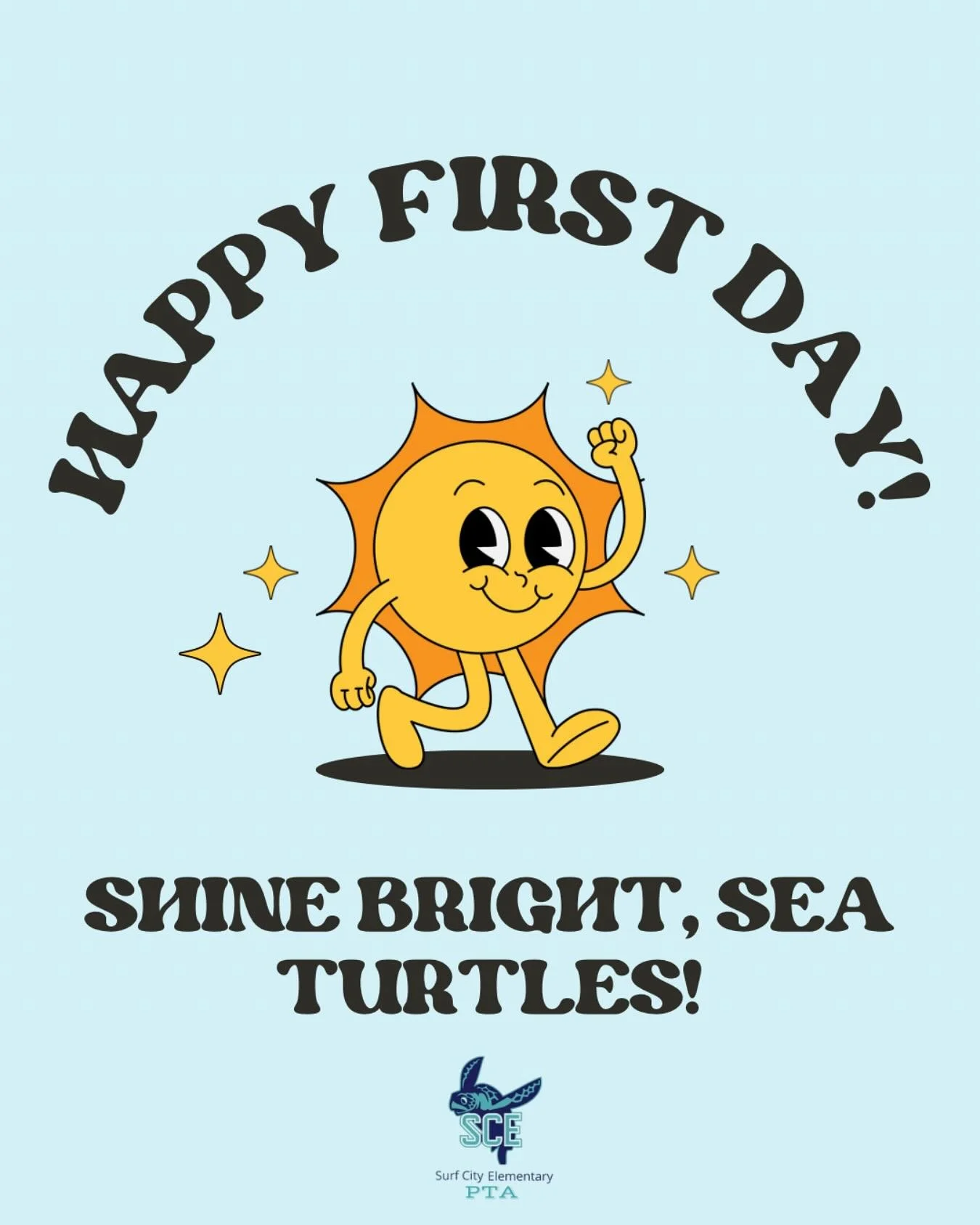 Happy First Day of School, SCE! 🎒✨
The halls are buzzing, the classrooms are ready, and our Sea Turtles are swimming into a brand-new year! 🐢💛📚 

Let&rsquo;s make this one to remember&mdash;full of learning, laughter, and community spirit!

Let u