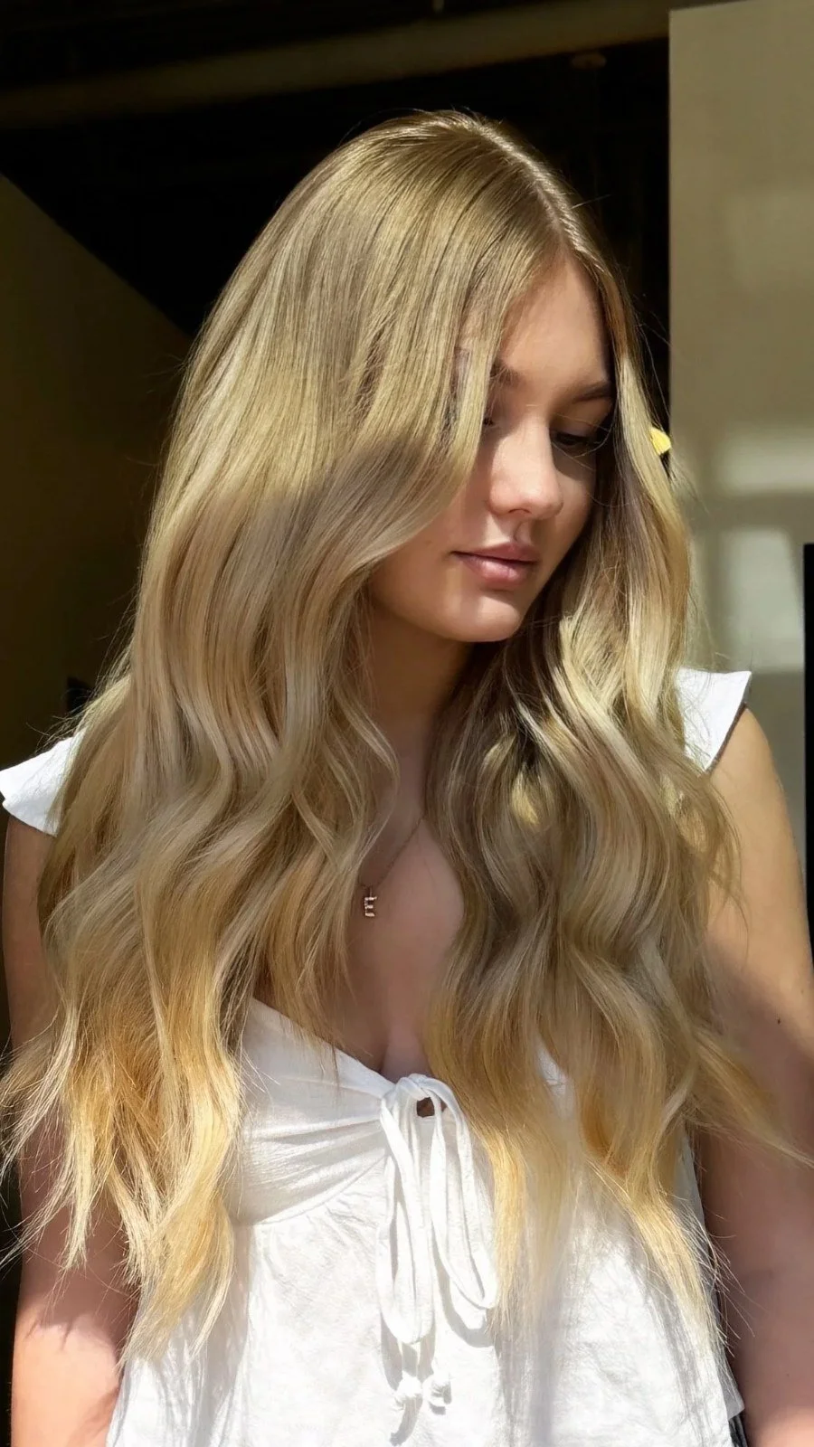 Golden dimensional blonde with hand-tied extensions, North Phoenix