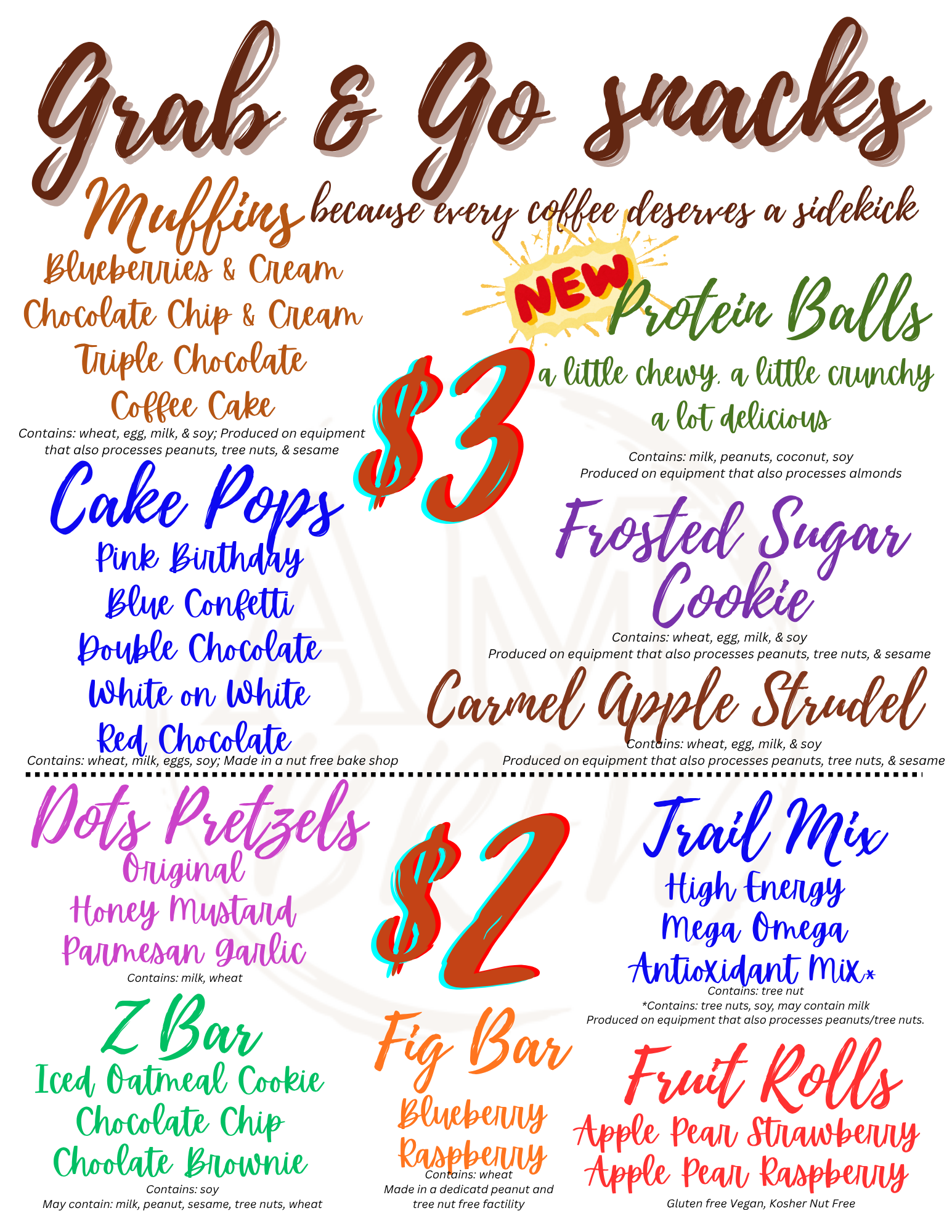 Menu 1 — The AM Brew