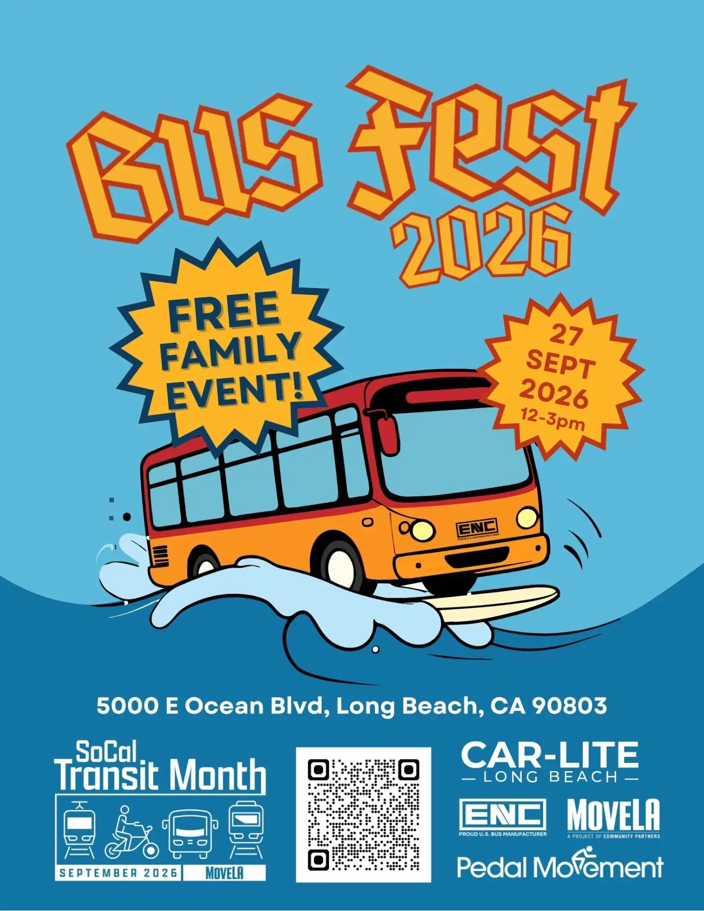 We will be providing a Free Bike Valet and doing Free Repairs at #BusFest September 27th from 12pm to 3pm!

Bike infrastructure and public transportation are a perfect match! So leave your bike with us while you enjoy the games, giveaways, and inform