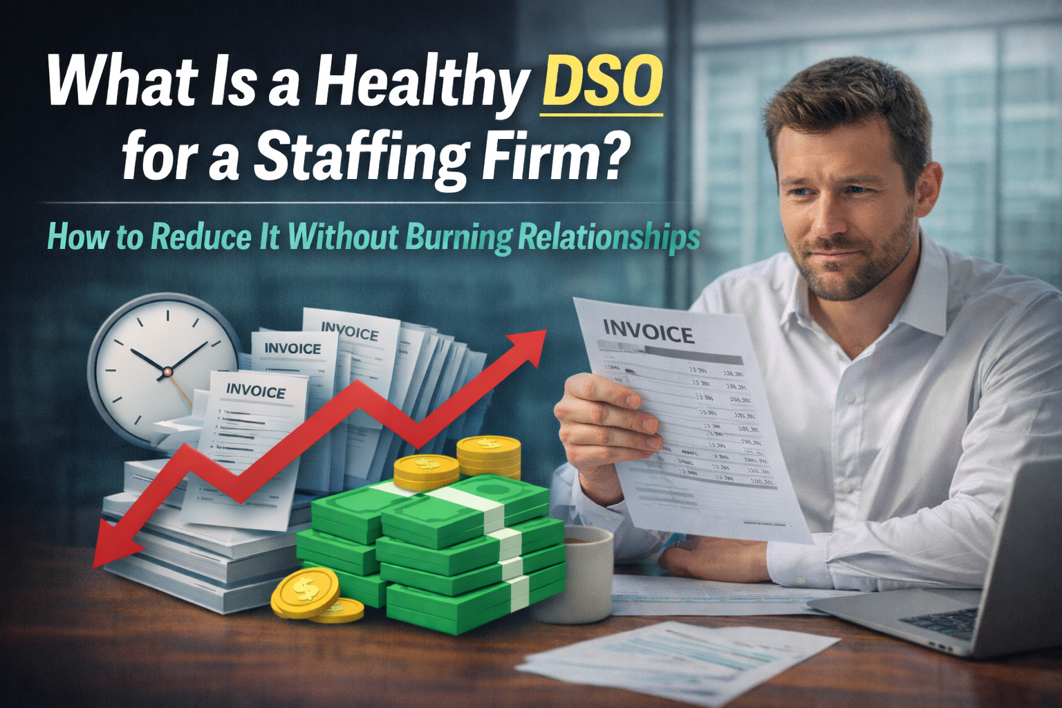 What Is a Healthy DSO for a Staffing Firm? How to Reduce It Without Burning Relationships
