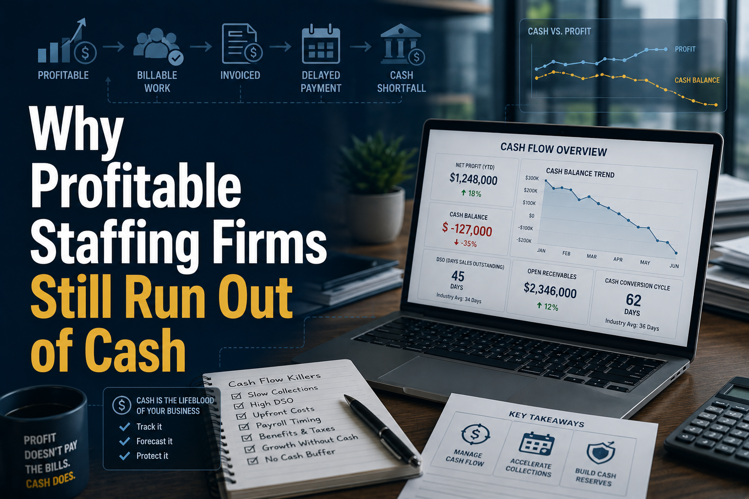 Why Profitable Staffing Firms Still Run Out of Cash