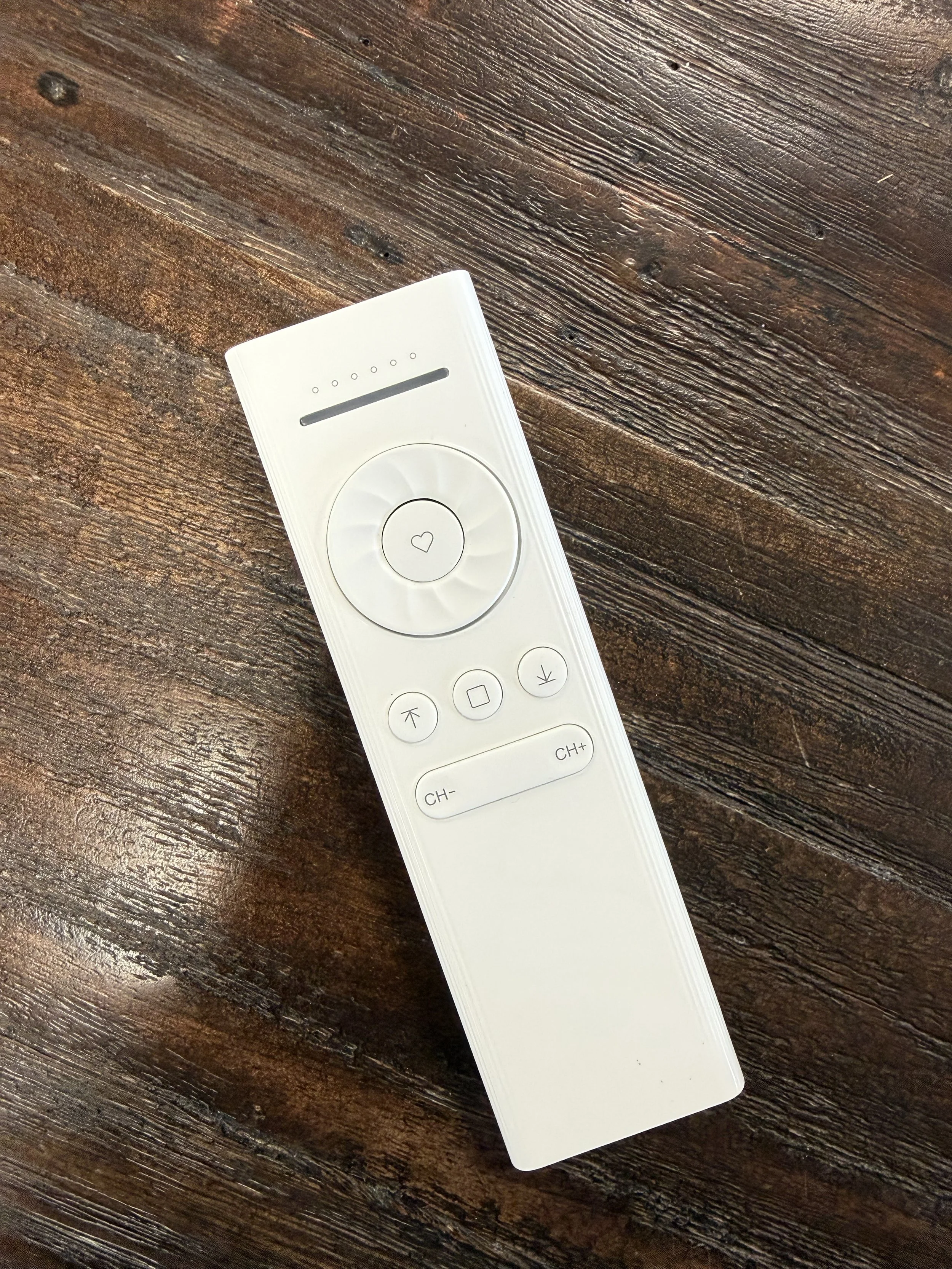 White remote control for Simple Motion