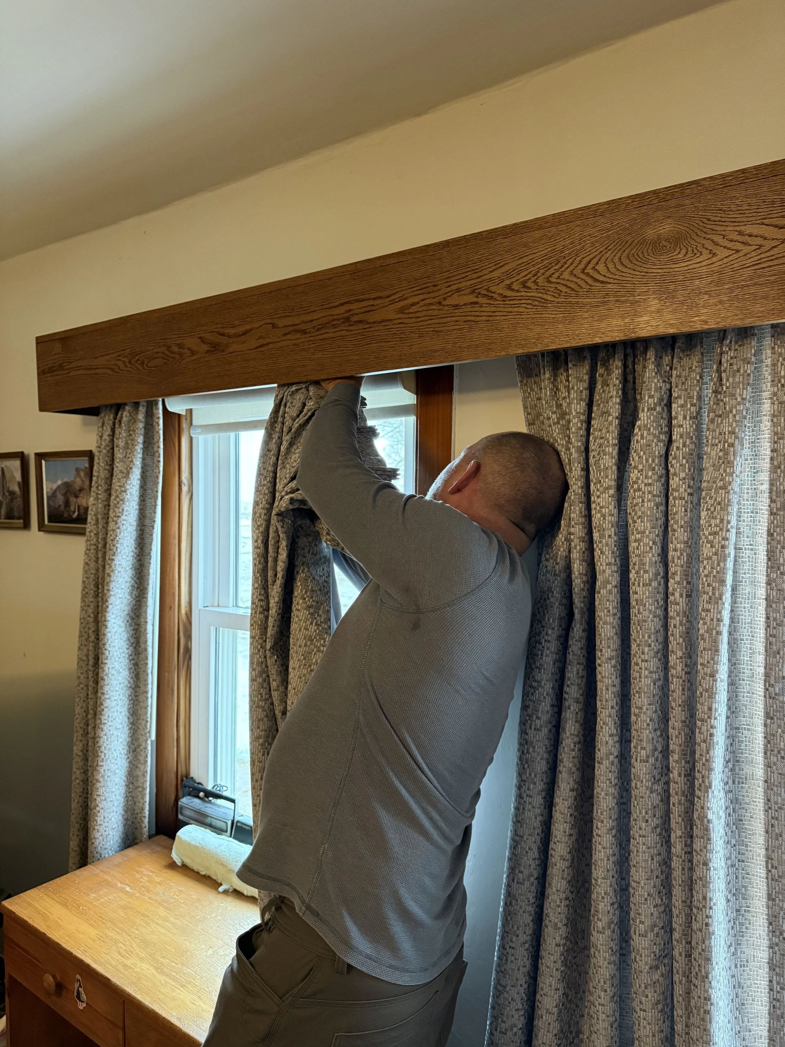 hanging drapes