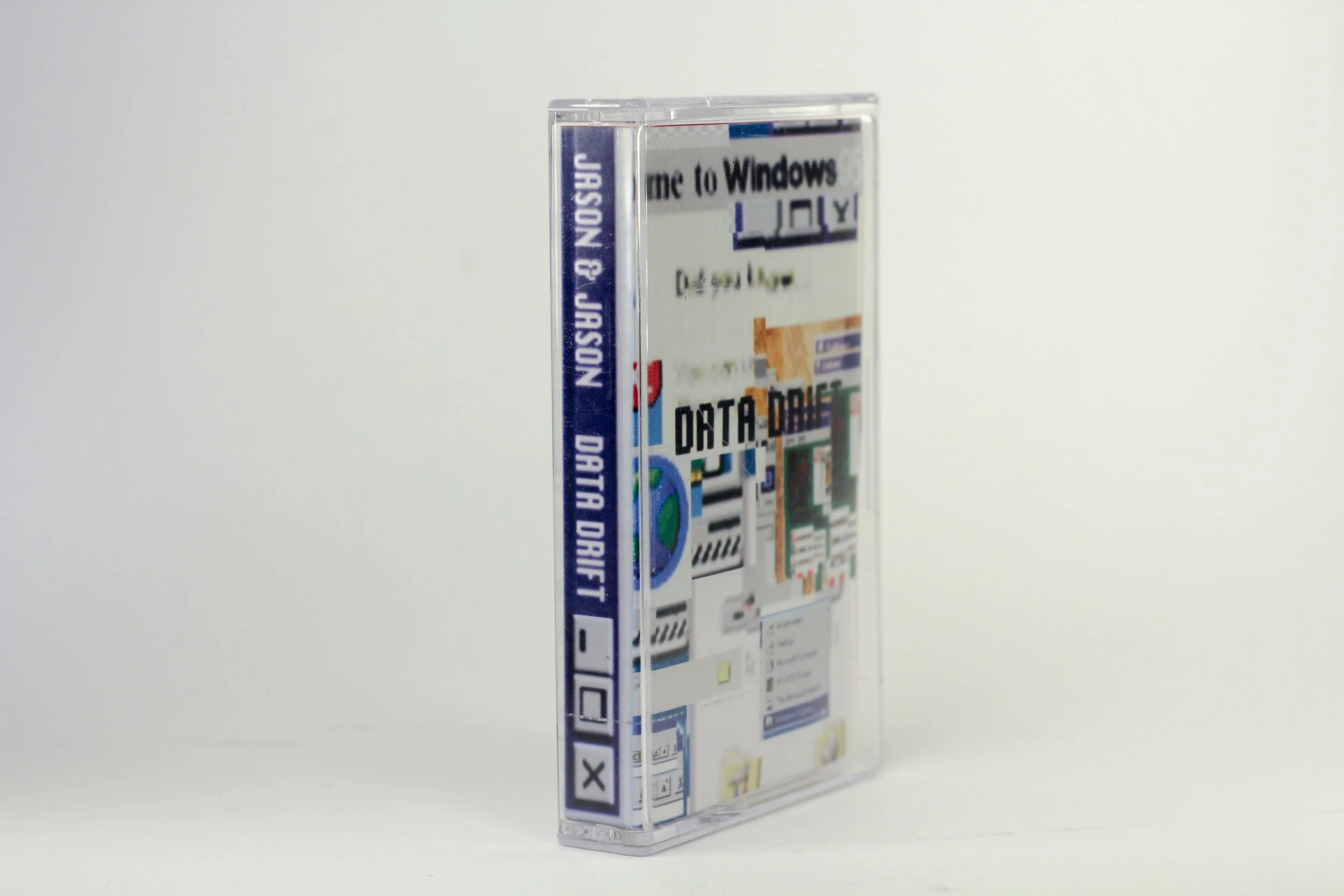 Data Drift by Jason Nuttle and Jason Salvant -

J-Card and Case spine detail view