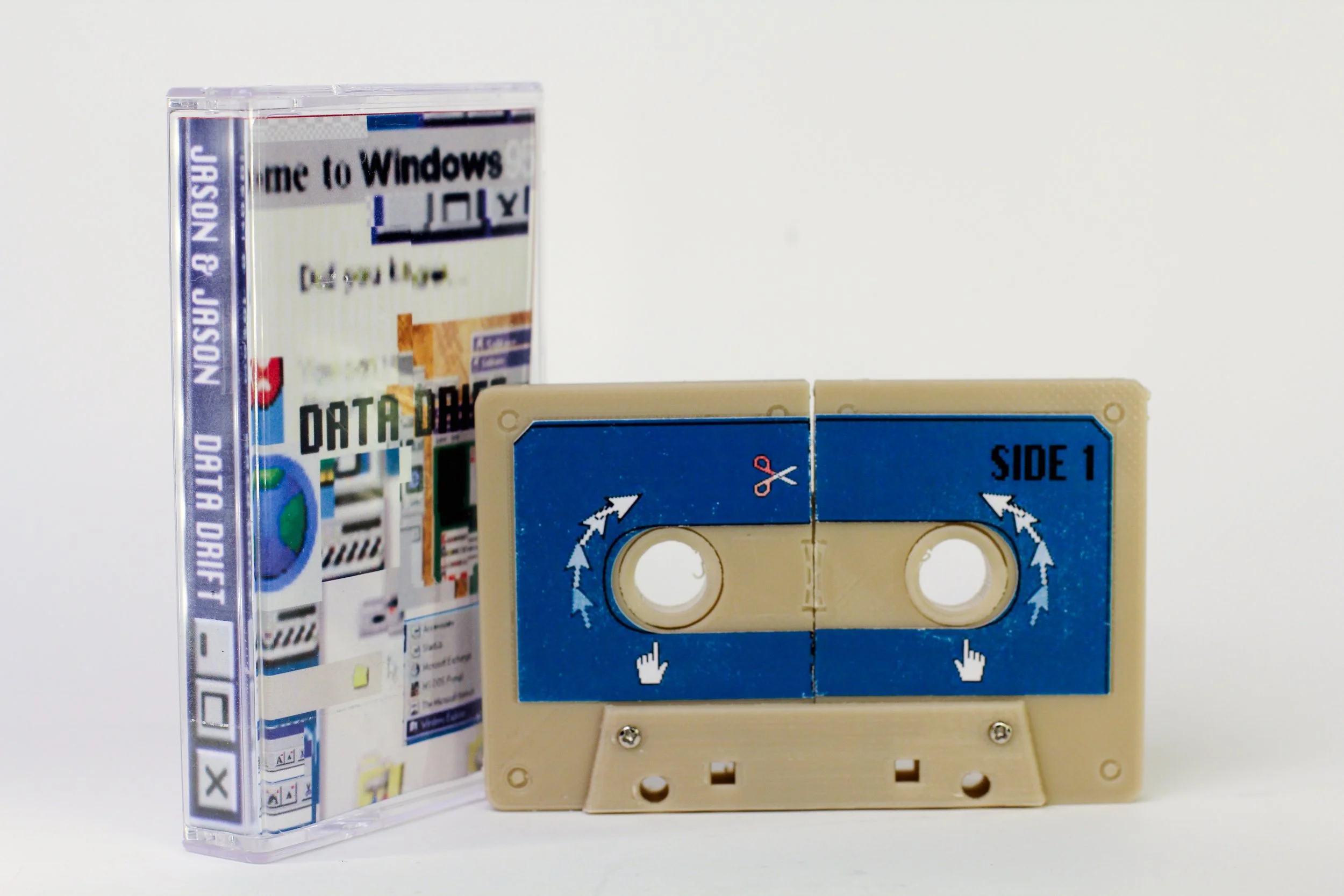 Data Drift by Jason Nuttle and Jason Salvant -

J-Card, Tape and Case detail view Side 1