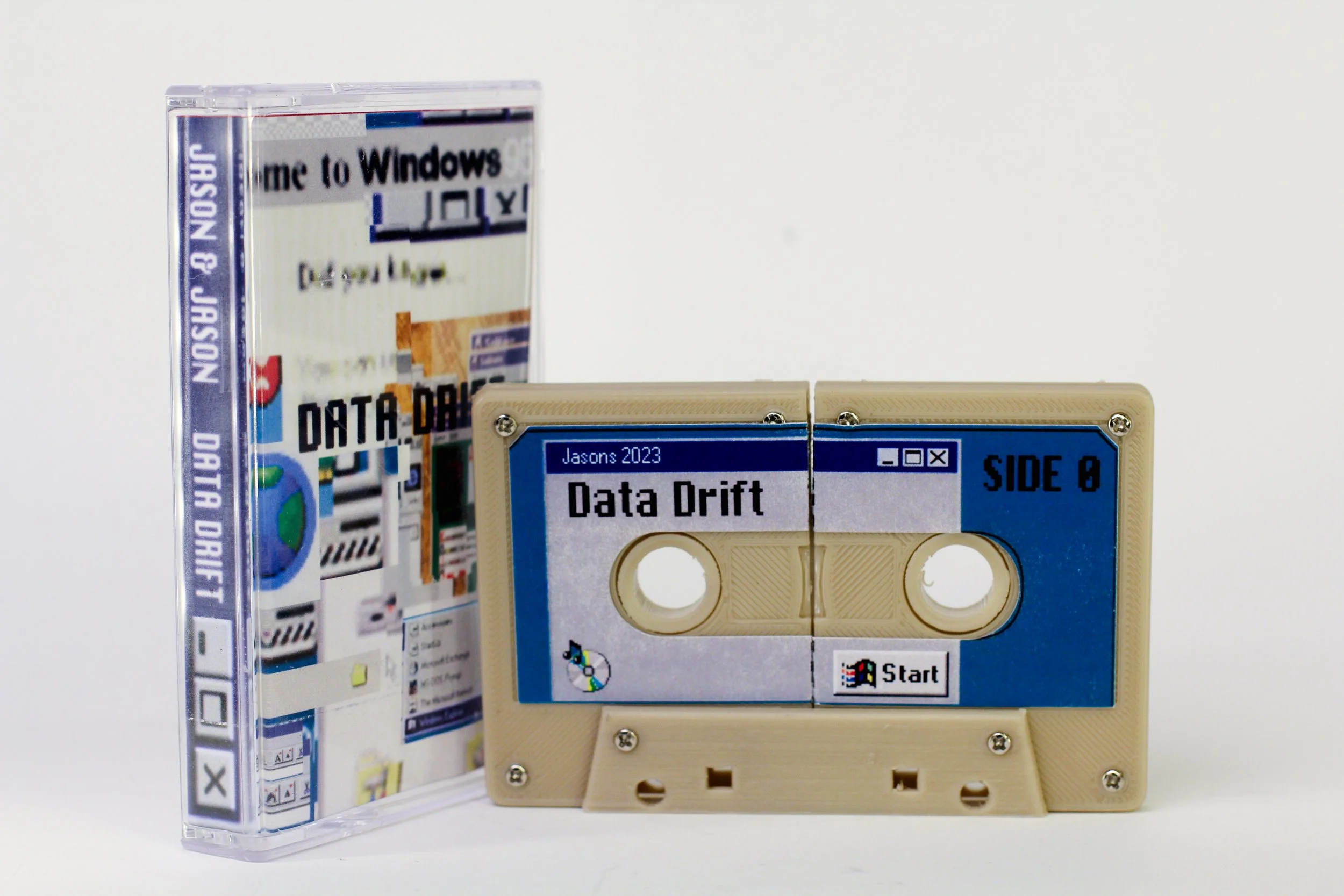 Data Drift by Jason Nuttle and Jason Salvant -

J-Card, Tape and Case detail view Side B