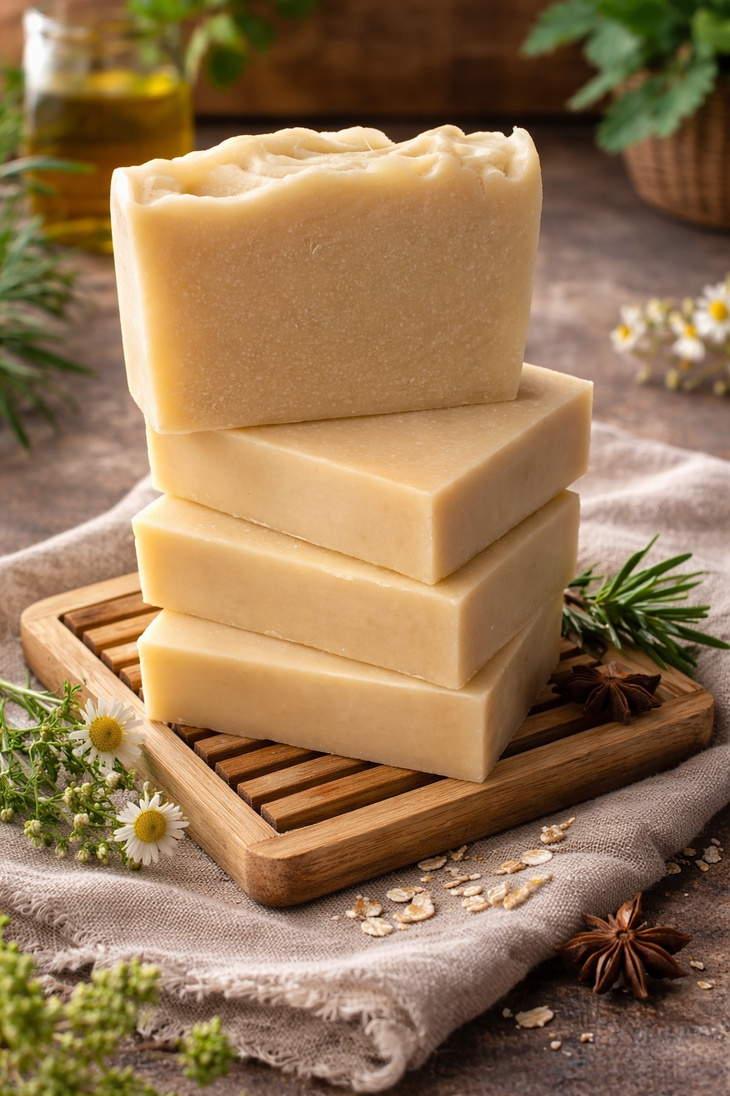 (Pre-Order) Goat Milk & Botanicals Musk Soap