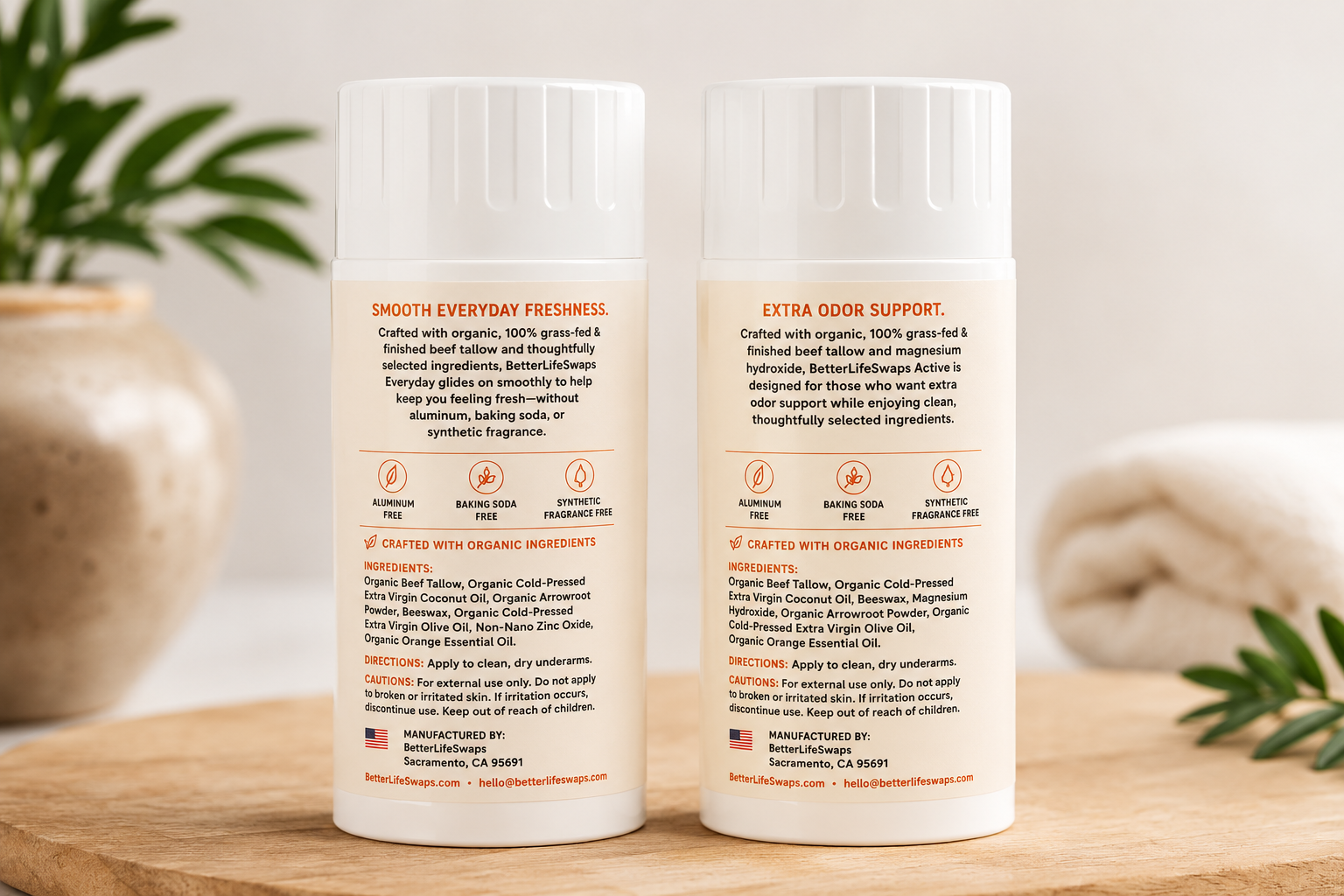 BLS TALLOW DEODORANT EVERYDAY AND ACTIVE ORANGE BACK LABELS PIC 7.4.26.png