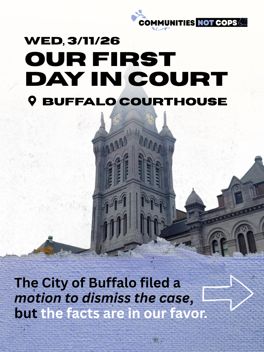 Our First Day in Court (Wed, 3/11/26)