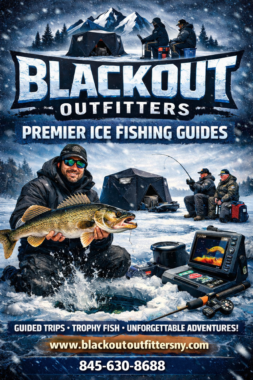 Half Day (3 Hour) Ice fishing Experience (price per person)