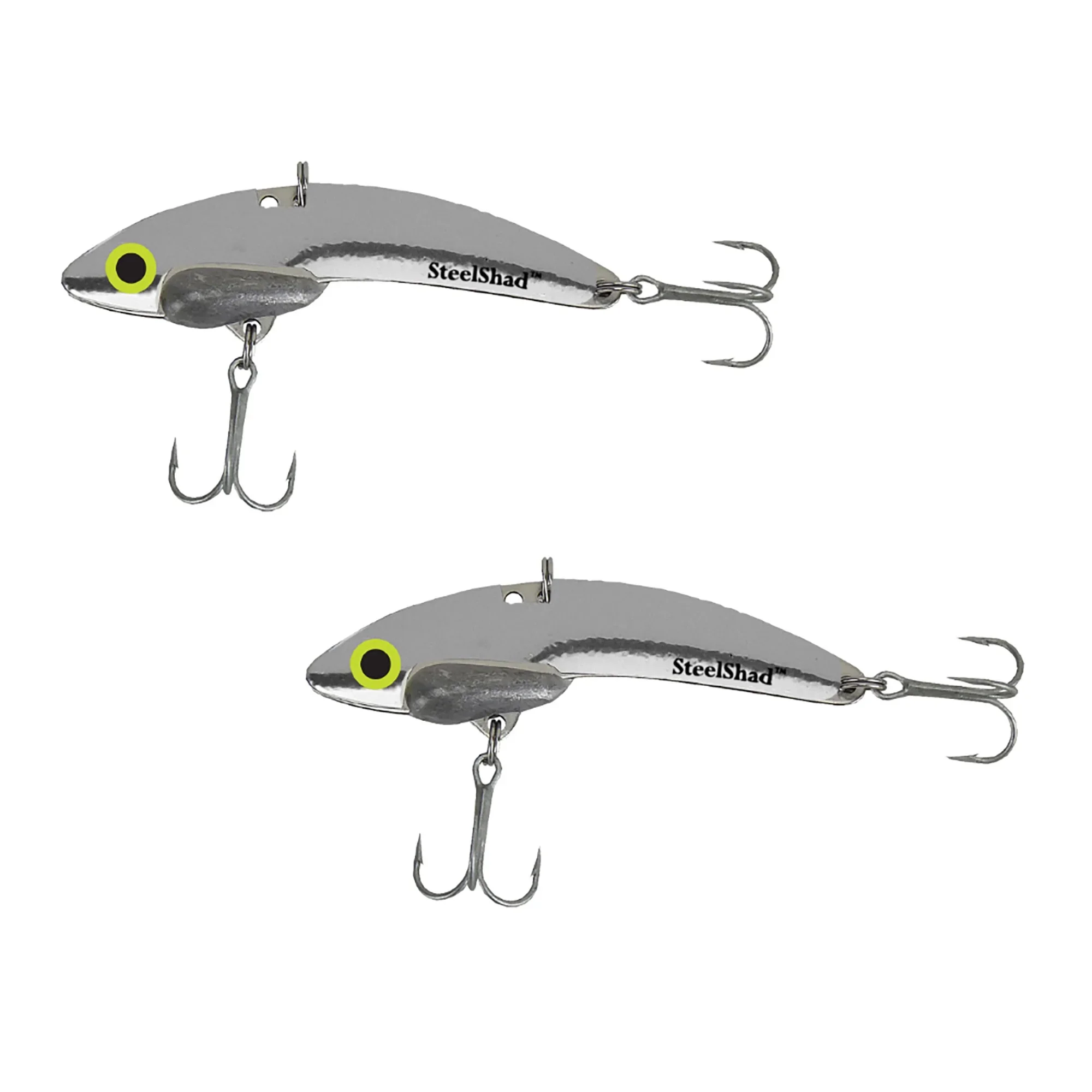 SteelShad Blaid Bait mini (Silver) 1/4 oz 2 pack