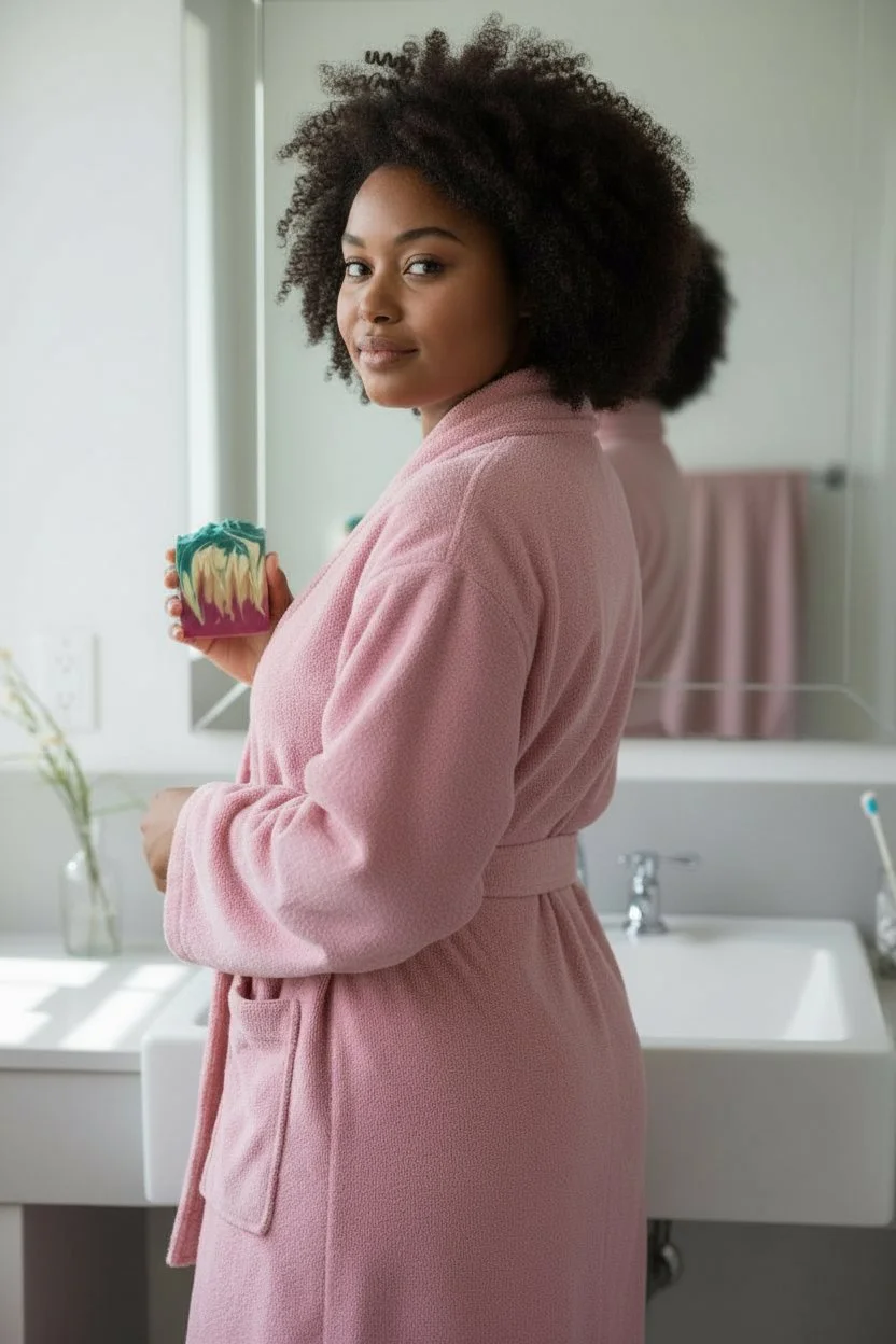 Heartfelt Harmony Empathy’s Embrace beer soap bar in lifestyle setting