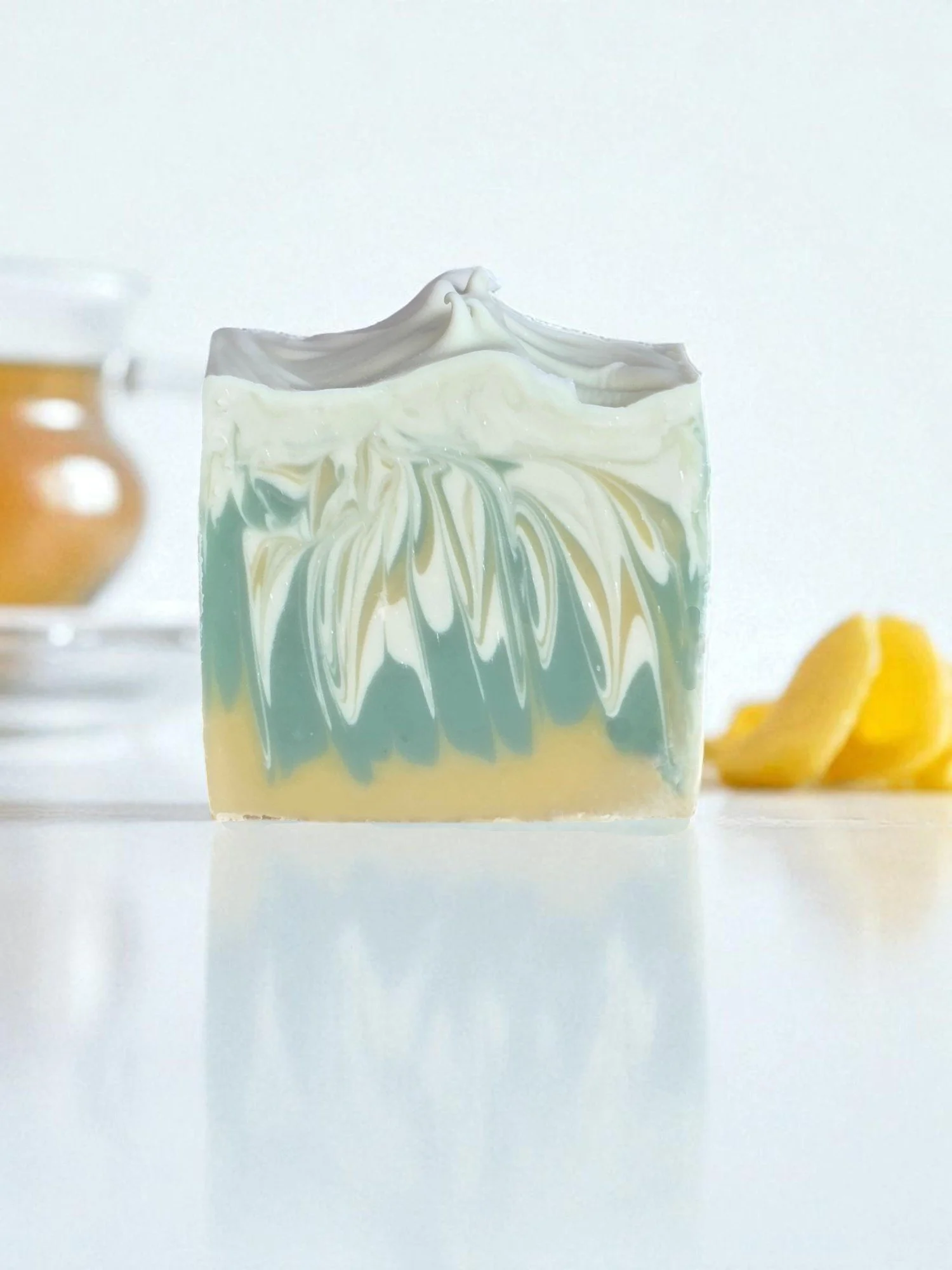 Tender Heart White Tea & Aloe beer soap bar by Psalm 23 Soap Ministry