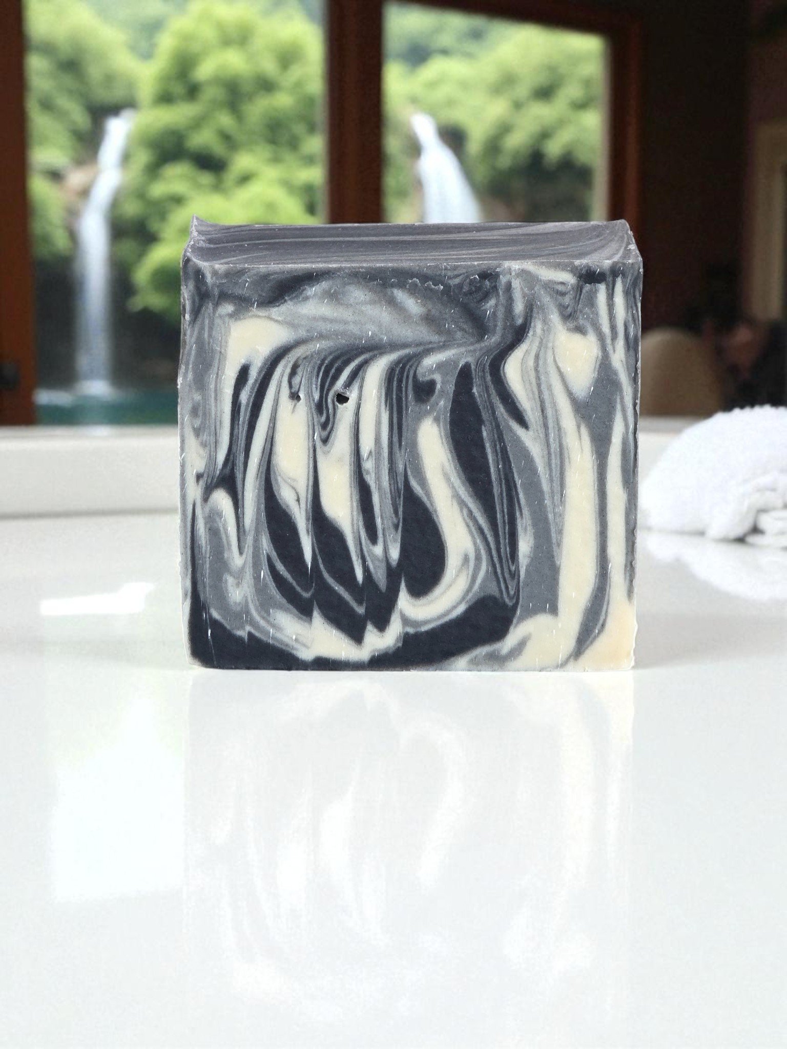 Courageous Rainforest Cascade beer soap bar by Psalm 23 Soap Ministry