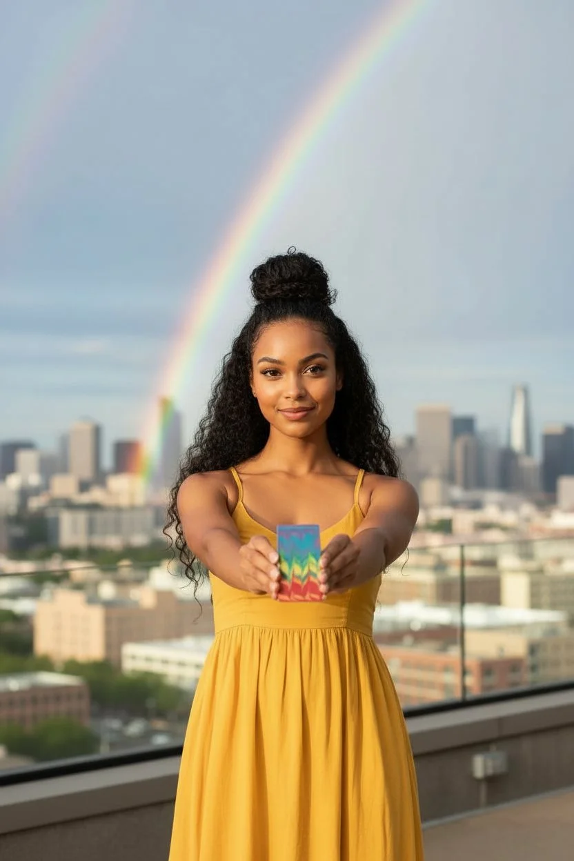 Over the Rainbow Luminance Citrus beer soap bar in lifestyle setting