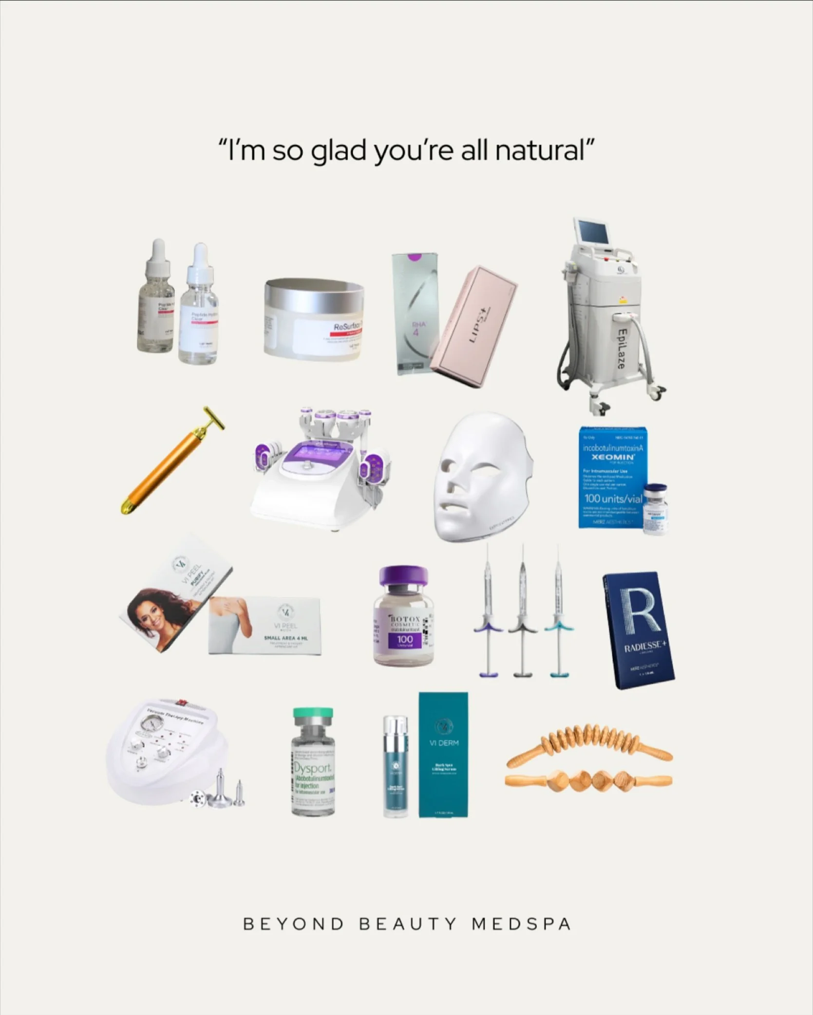 &ldquo;I&rsquo;m so glad you&rsquo;re all natural&rdquo;
Us: 💉🧴✨🪞

#BeyondBeautyRI #CranstonMedspa #SubtleEnhancements #naturalbeauty
Rhode Island medspa, medical-grade skincare, dermal fillers RI, natural aesthetic results