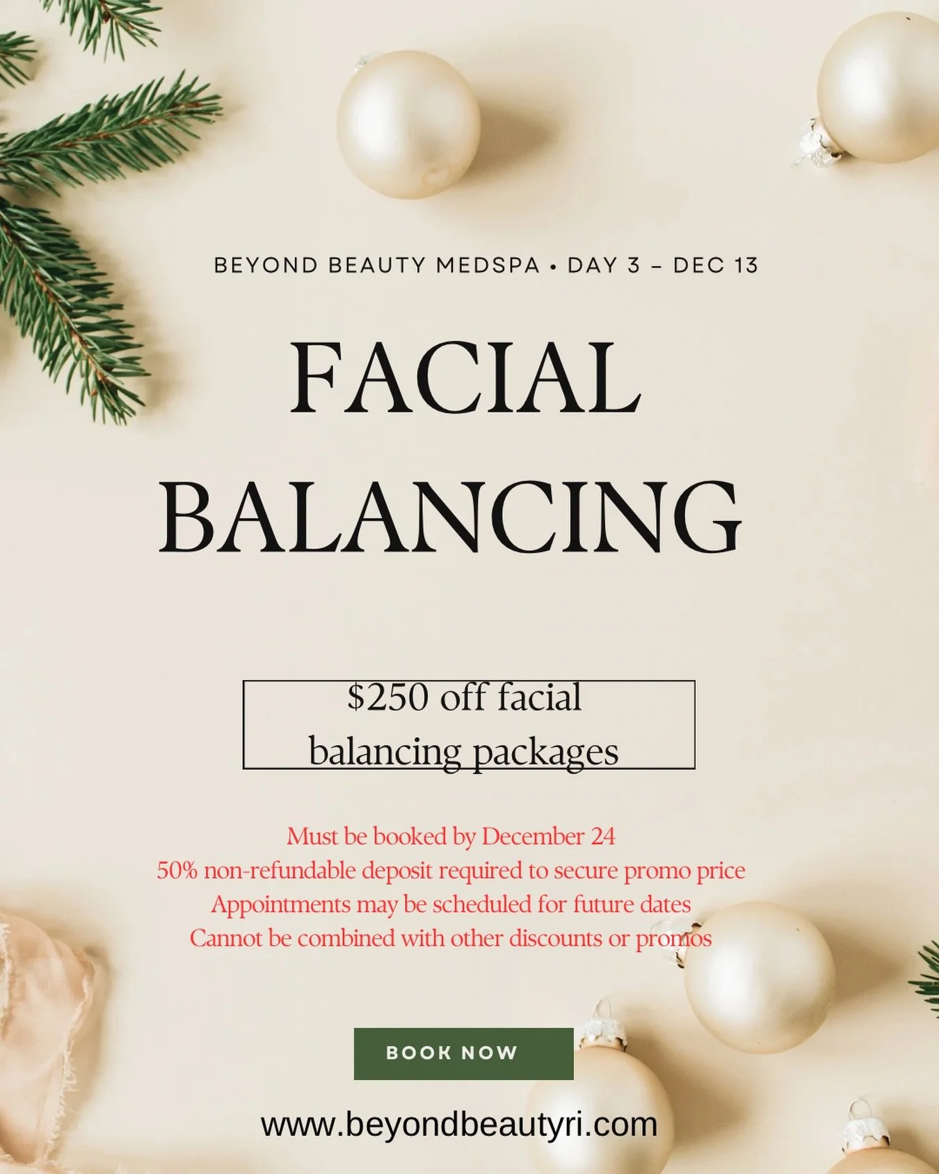 ✨💎 DAY 3 of our 12 Days of Christmas 💎✨
Today is all about Facial Balancing &mdash; enhancing harmony, symmetry, and natural beauty without looking overdone.

Subtle contouring. Thoughtful placement. Results that still look like you, just refreshed