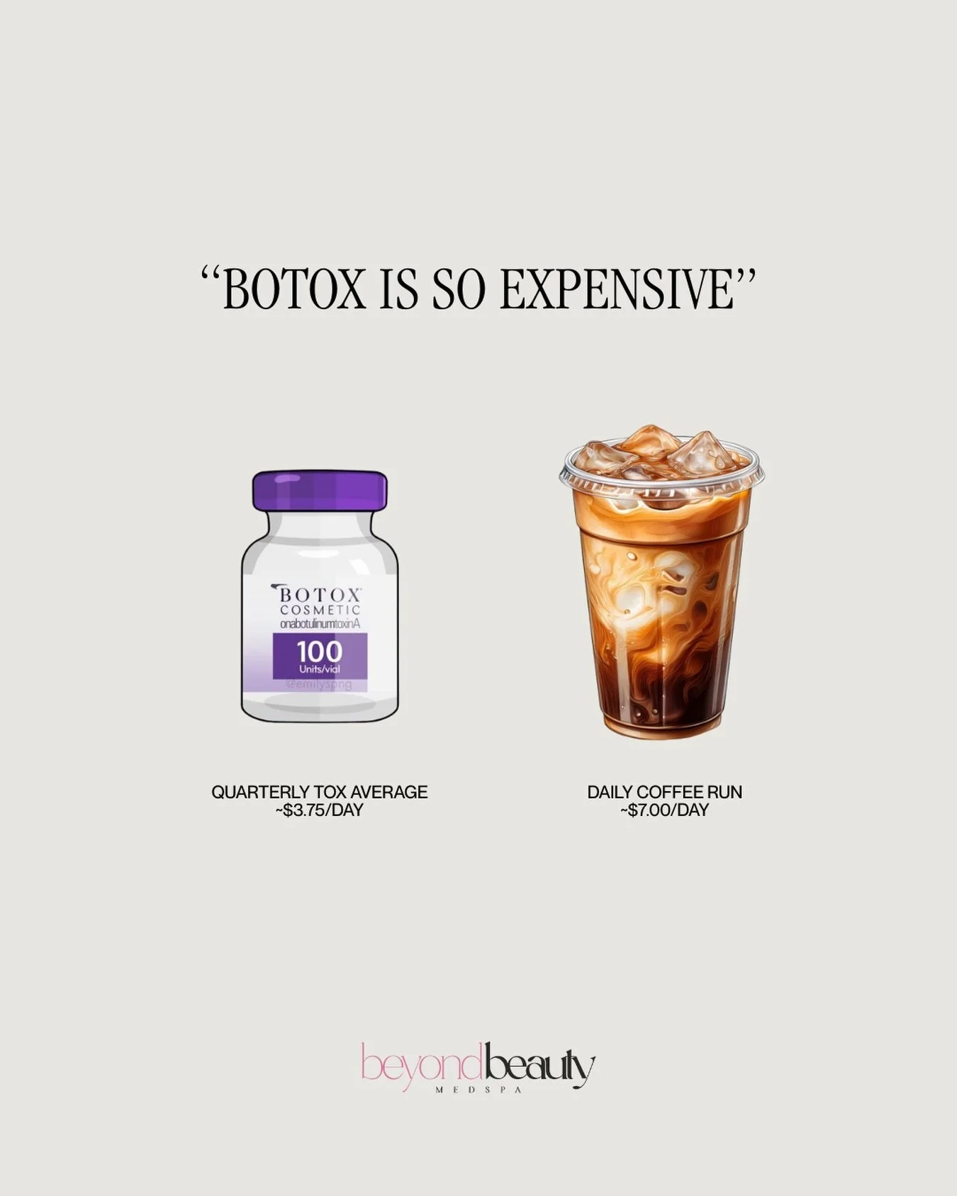 Botox isn&rsquo;t about &ldquo;luxury&rdquo;&hellip; it&rsquo;s about choosing where your maintenance fits into your routine.

When you break it down, most people are surprised by how affordable wrinkle prevention actually is.. especially compared to