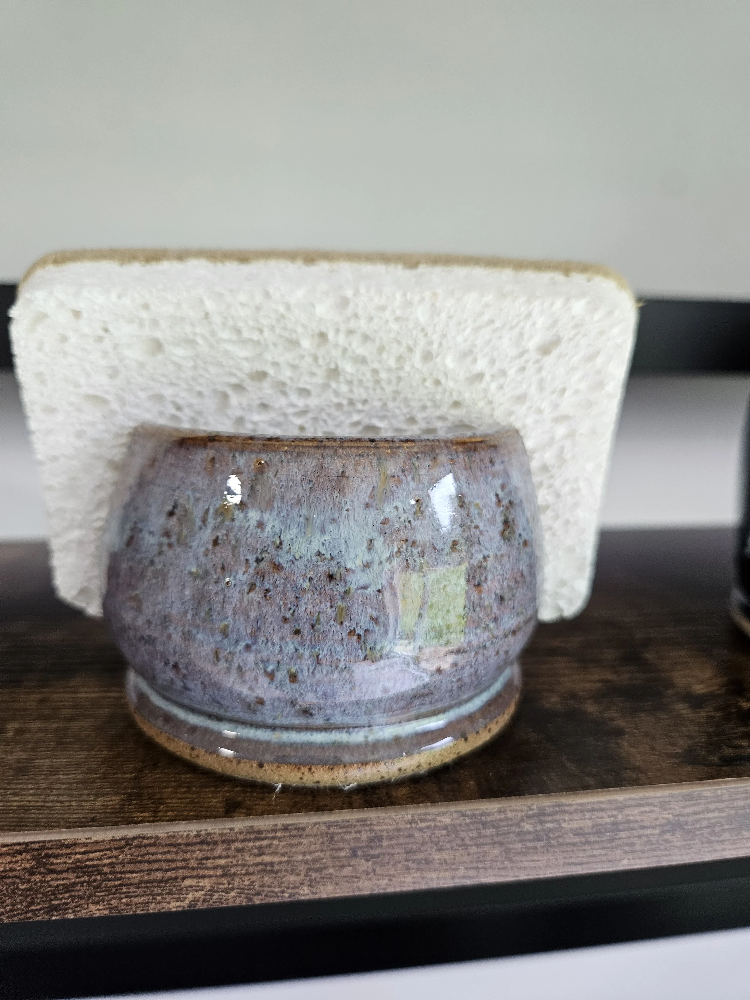 Solid Sponge Holder - Mystic Purple