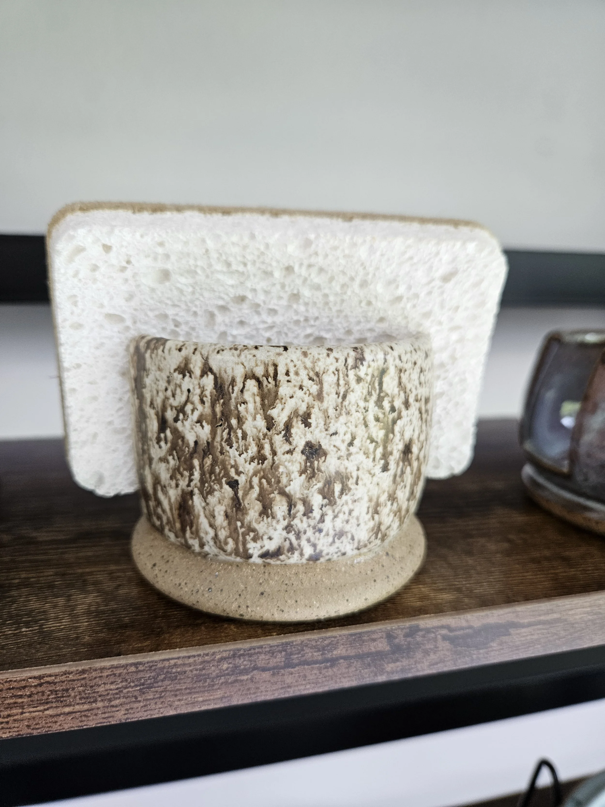 Solid Sponge Holder - Woodland