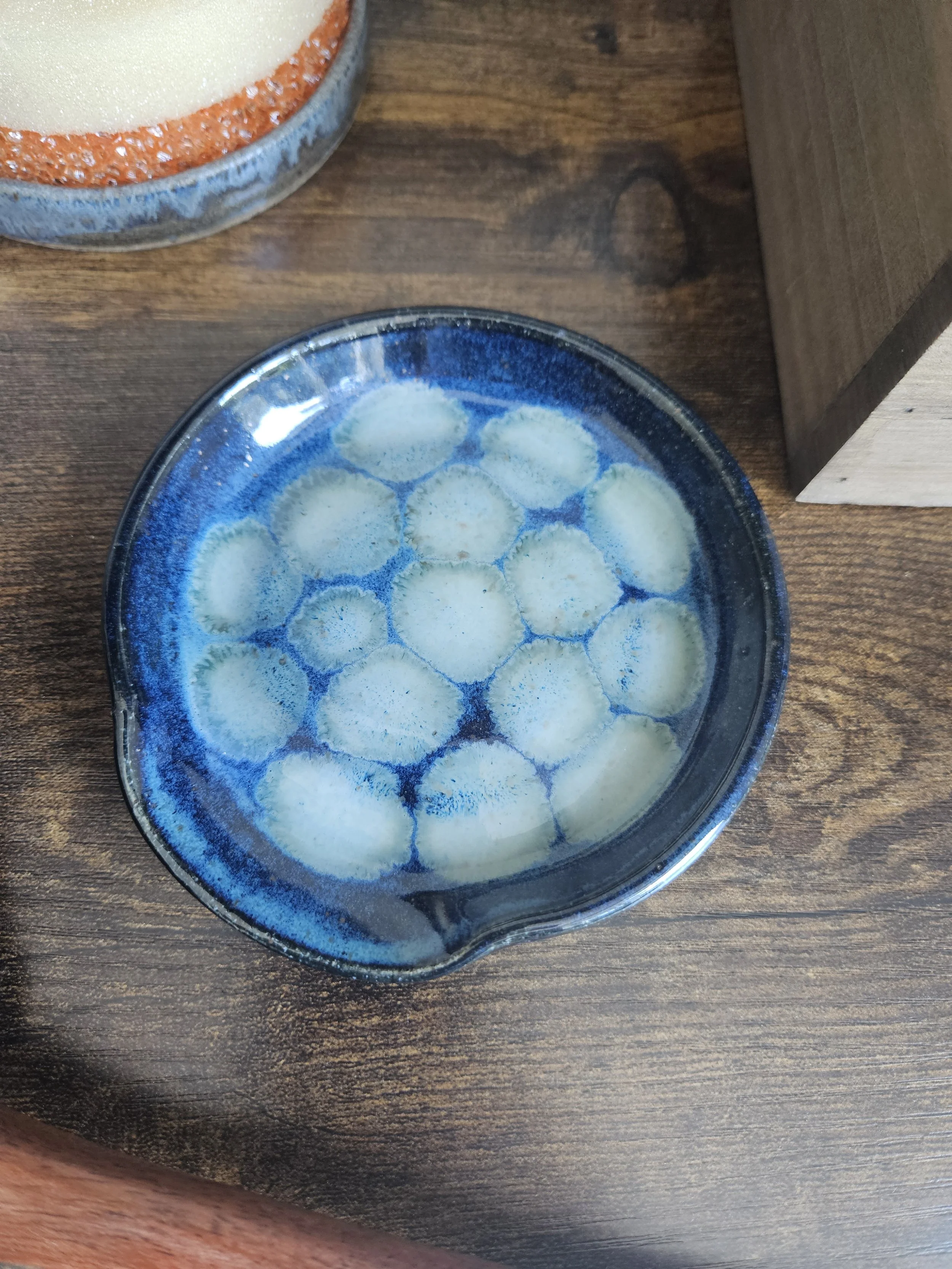 Spoon Rest w/Blue and Green