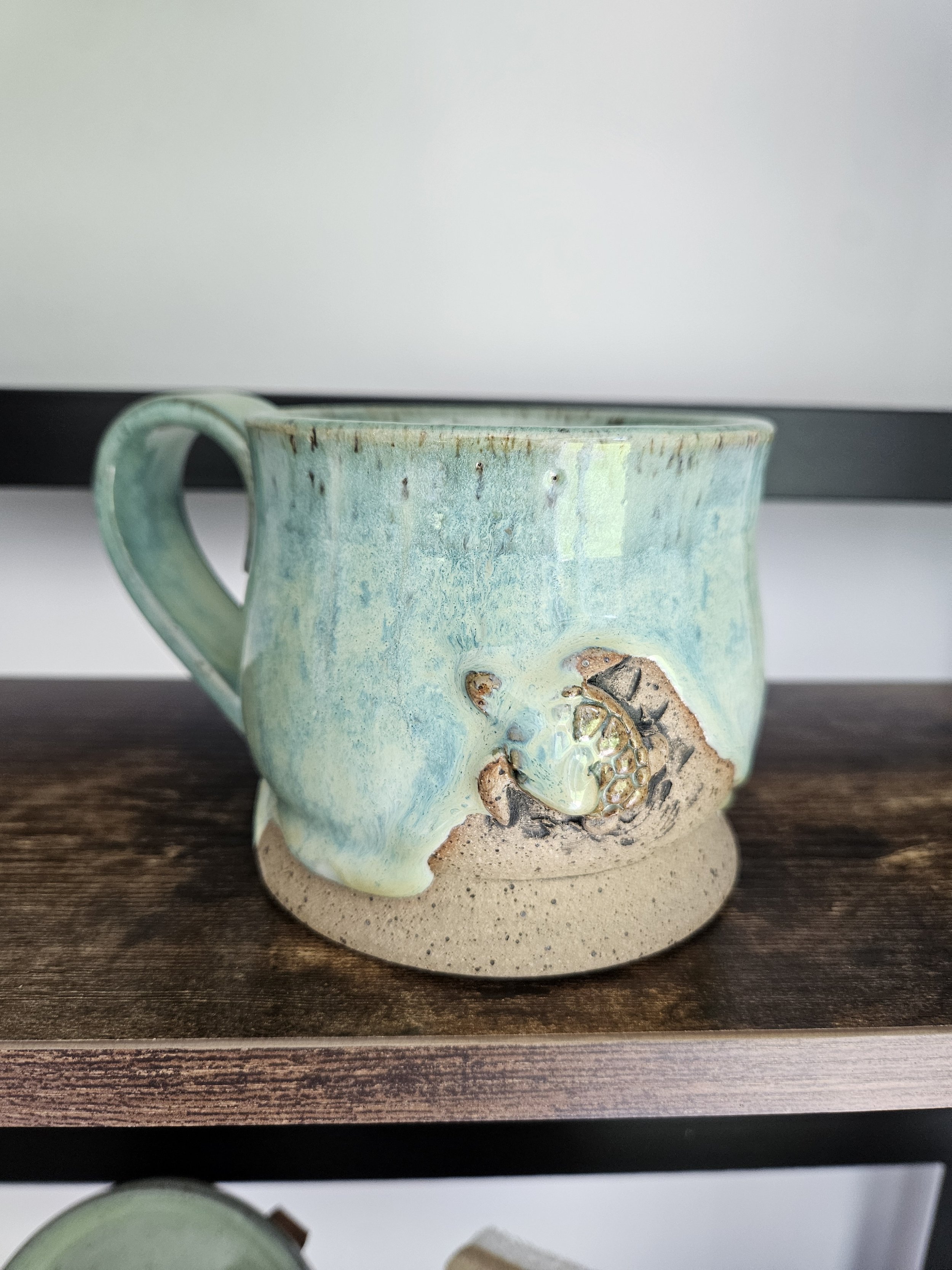 Sea Turtle Mug - Seafoam