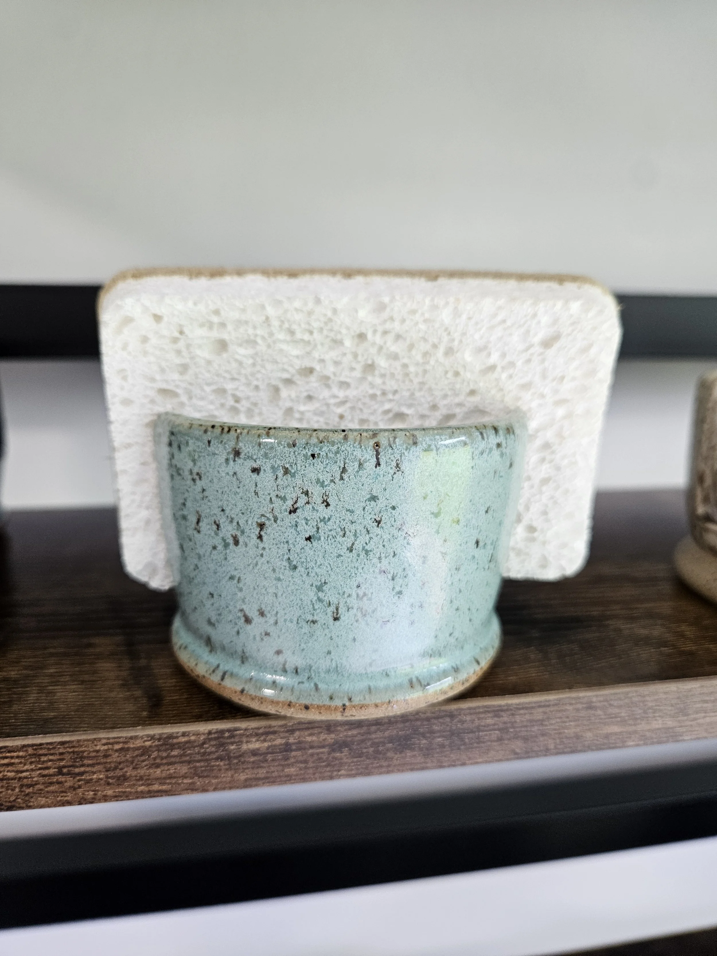 Solid Sponge Holder - Turquoise