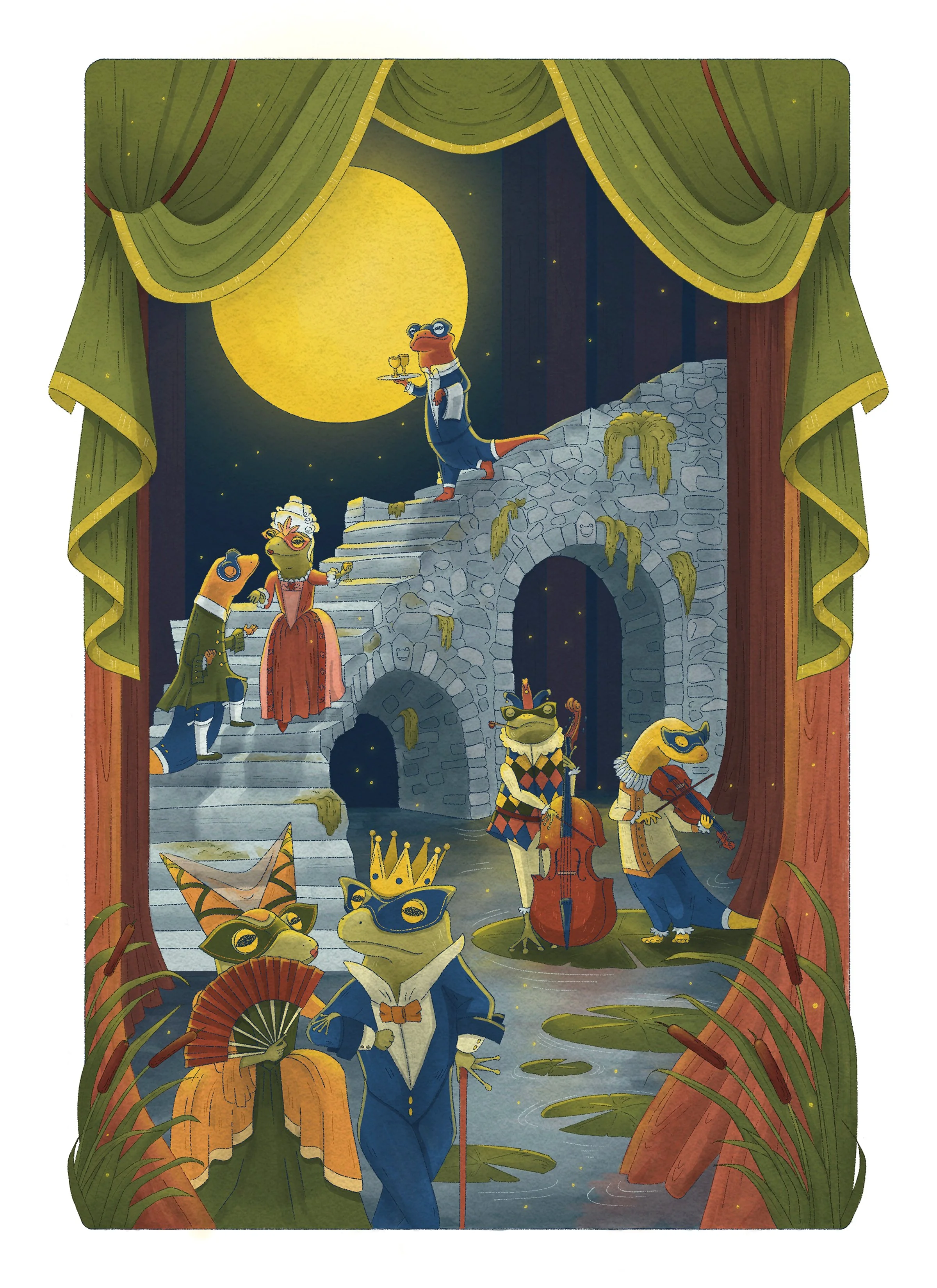 PRE-ORDER: Swamp Masquerade Giclée Print