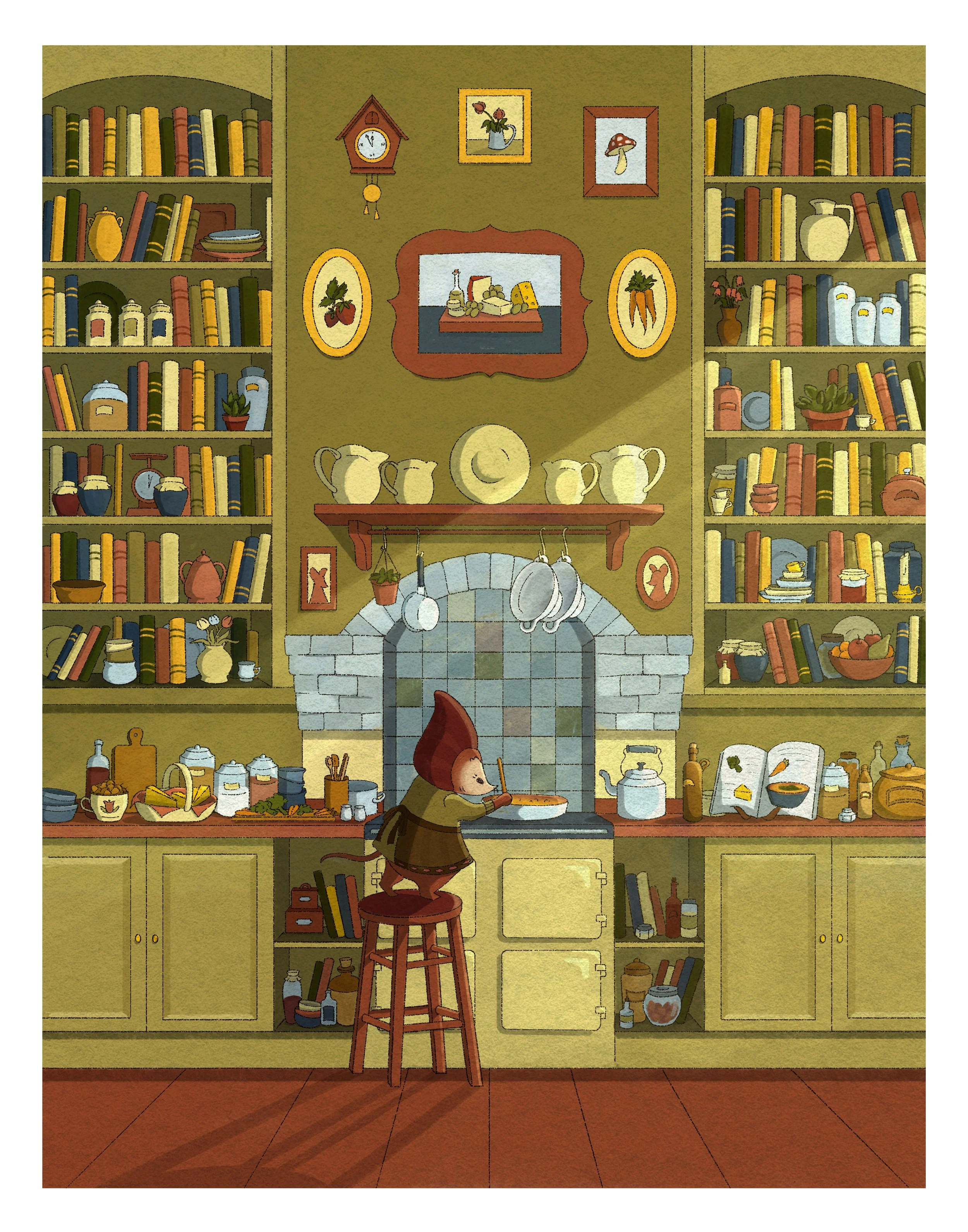 Winnie the Shrew Cooking 11x14 print.jpg