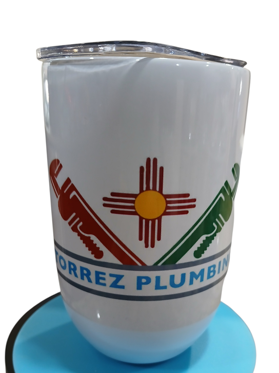 CUSTOM order 12oz wine tumbler stainless steel set of 2