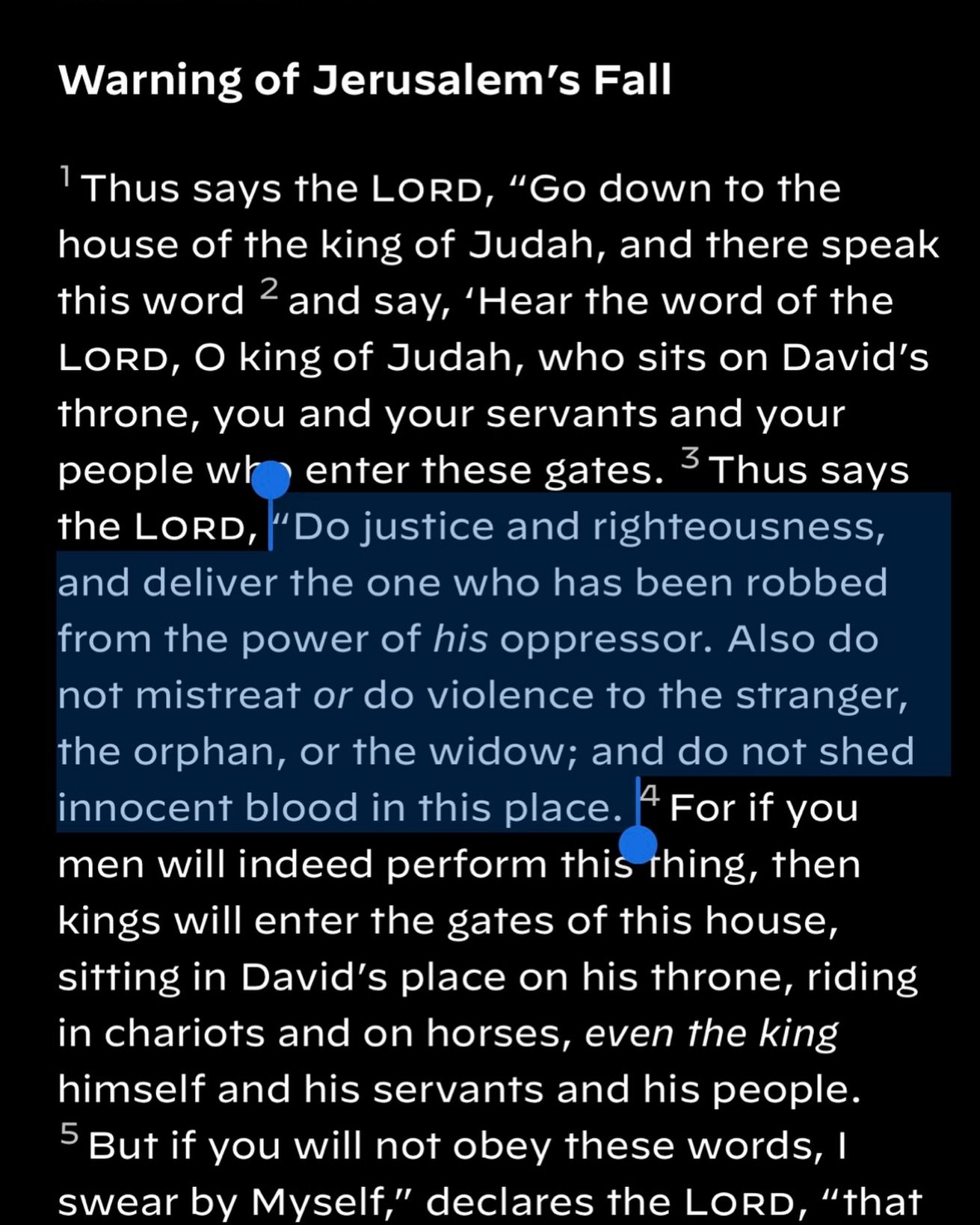 Jeremiah 22:1-6

This one is intended for my sisters and brothers in Christ.

There is no &ldquo;both sides&rdquo; to injustice. There is no parsing words or claiming politics or needing &ldquo;context&rdquo;. This is evil and wrong from the pits of 