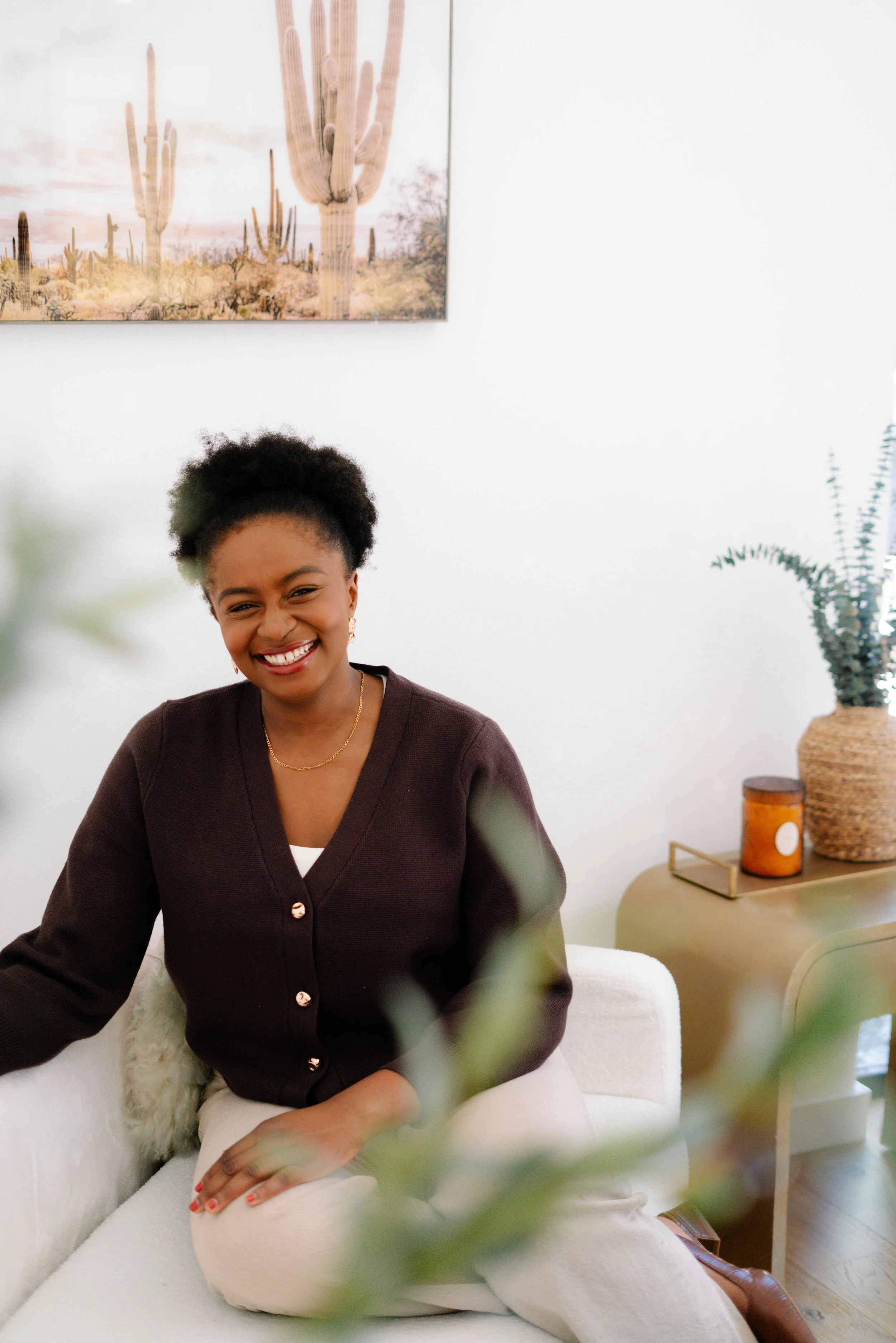 Amanda Akwiwu, founder of Maka Studio, guiding brand strategy for creative entrepreneurs