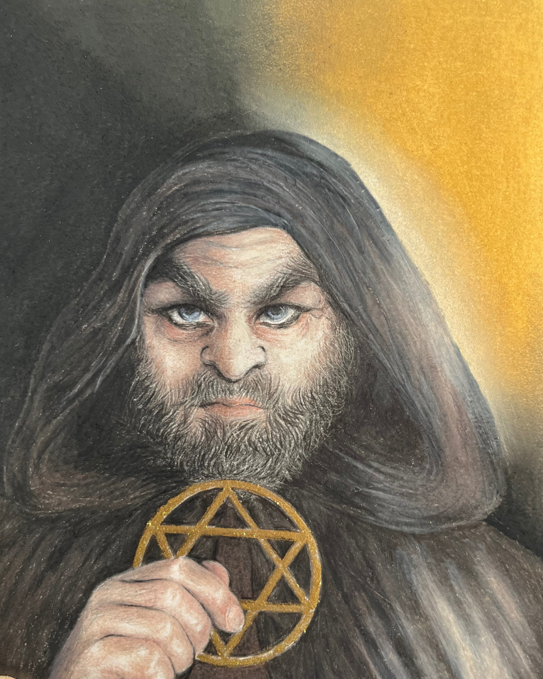 "Receiving the drawing of my guide through Francine’s hands was a unique experience. From the very first contact, I could sense the care and respect with which she connects to the energy she is about to portray. I waited weeks, months, and every sing