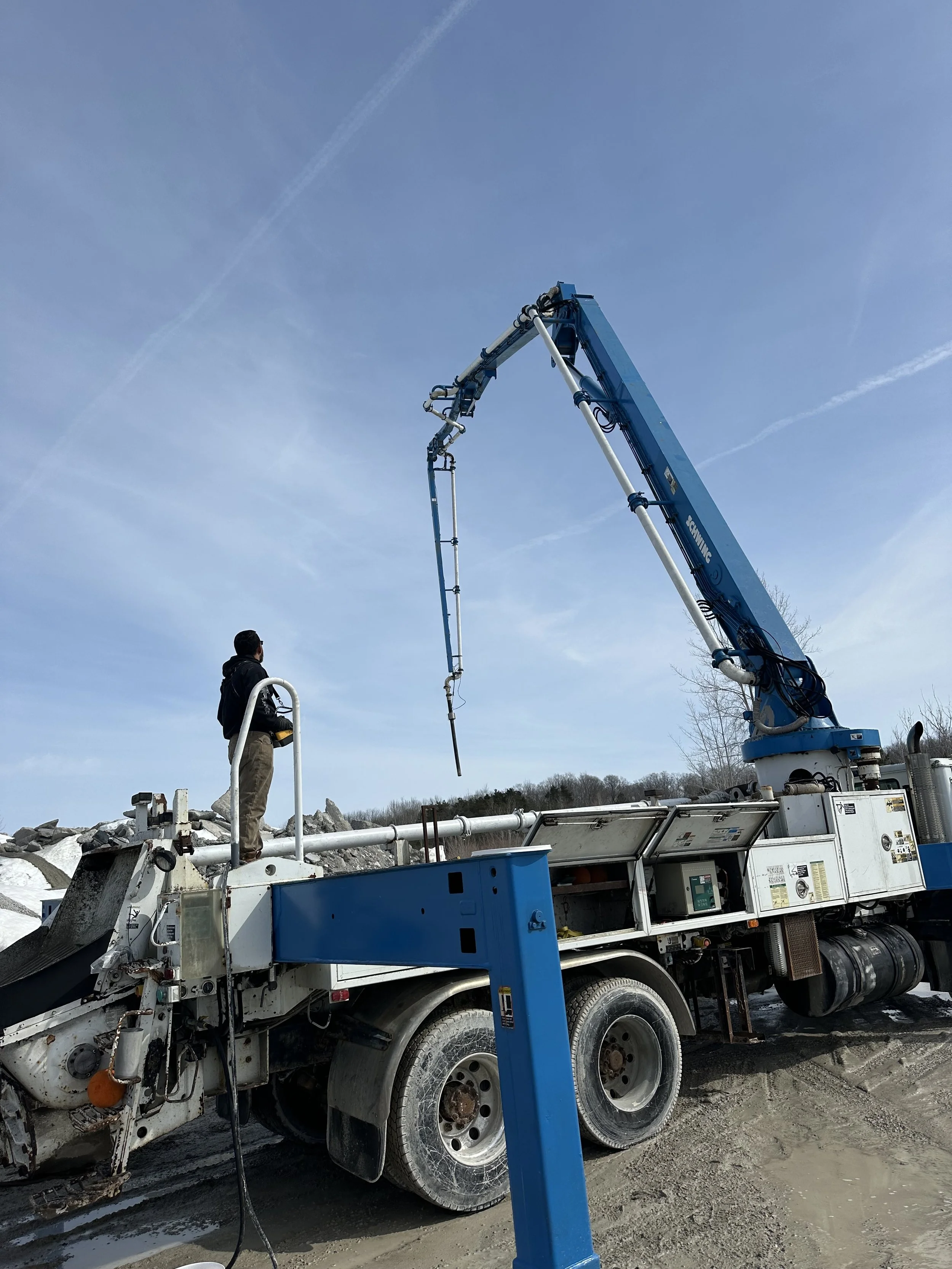 Concrete Pumping in Orillia, Ontario