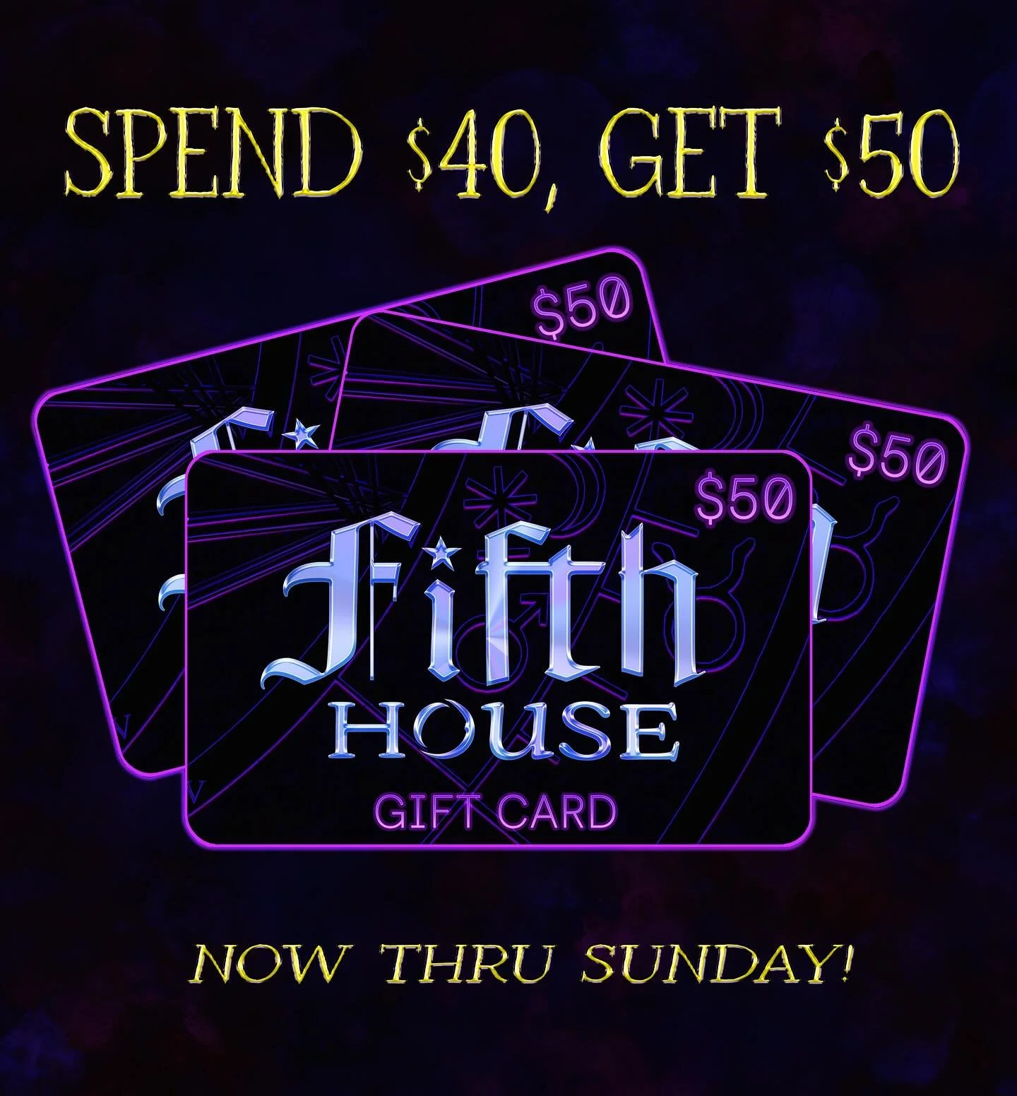 🚨Calling all gift givers: GIFT CARD SALE, now thru Sunday! Skip the shopping and use our website to sort all your holiday needs. Or just buy a bunch for the year and you&rsquo;ll be set to save! 

We don&rsquo;t know what math is but your purchase w