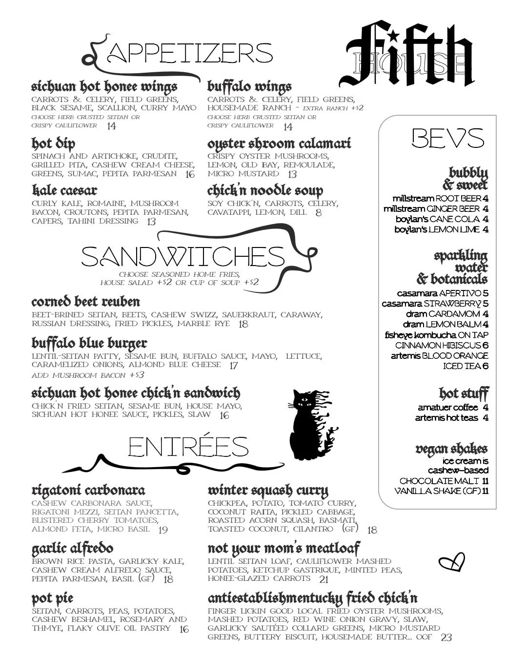 Come taste our new menu!
