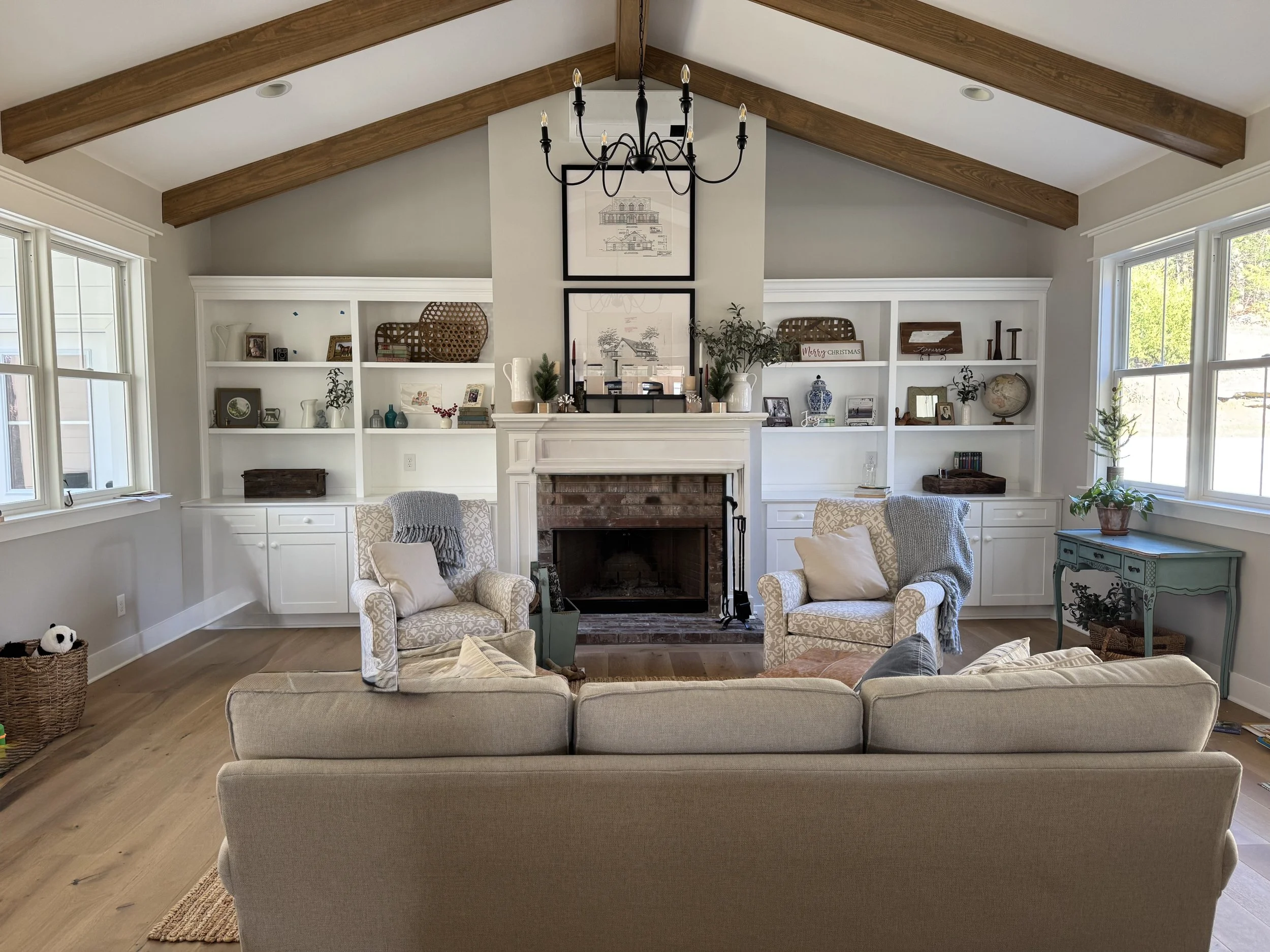 Modern Farmhouse Updated Sitting Room