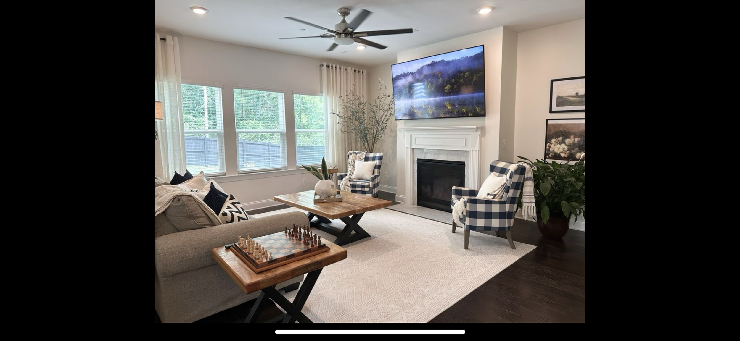 Staged Living Room