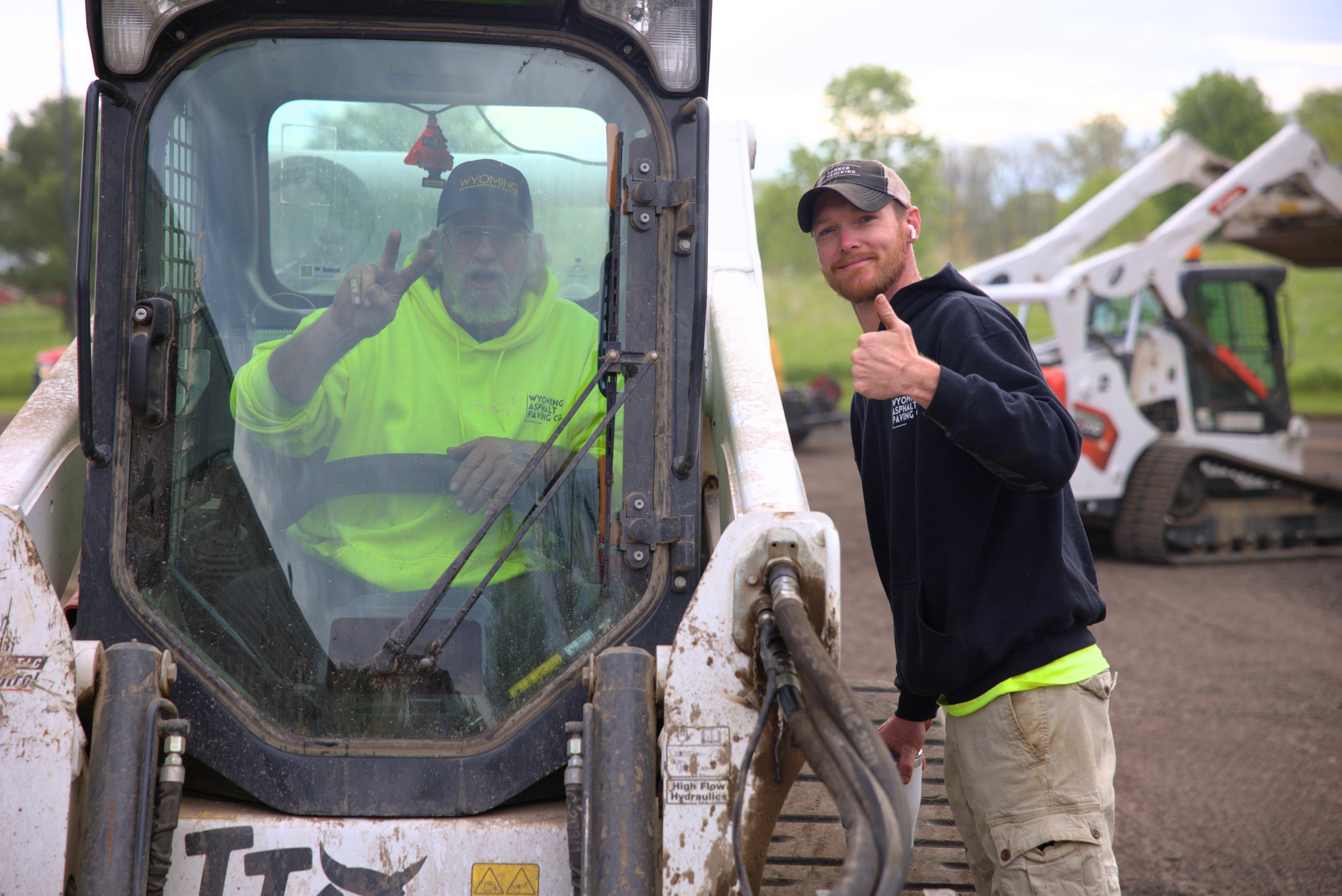 Grade Crew Foreman, Carl Robar and Superintendent Chad Tanner