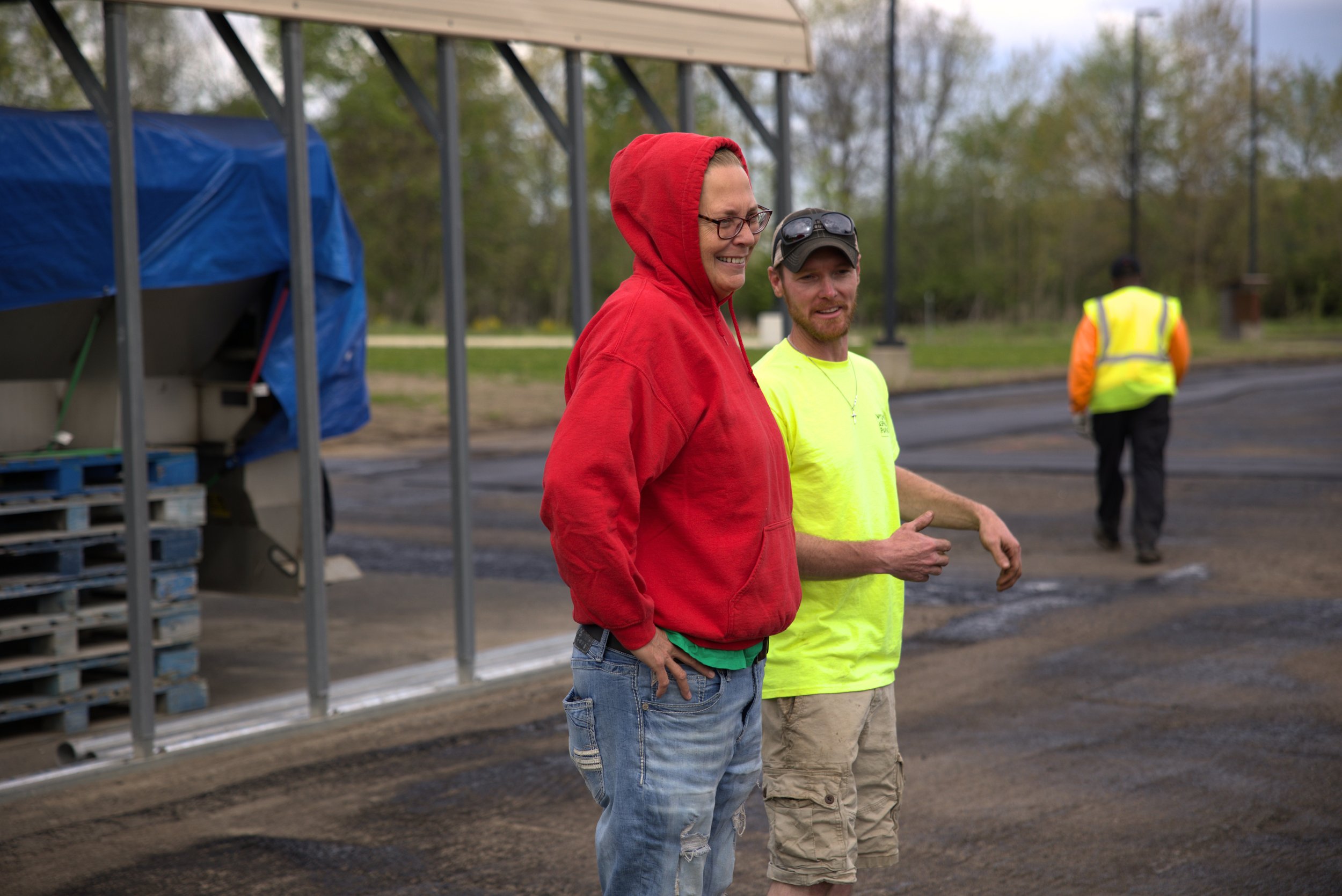 CEO Cindy Vaughn, and Superintendent, Chad Tanner 