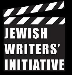 Clapperboard graphic with the text 'Jewish Writers' Initiative'