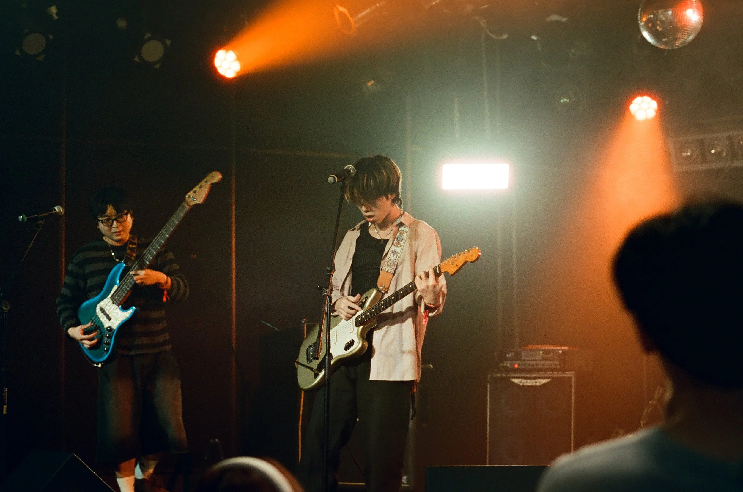 Film photo of a concert in Seoul, South Korea