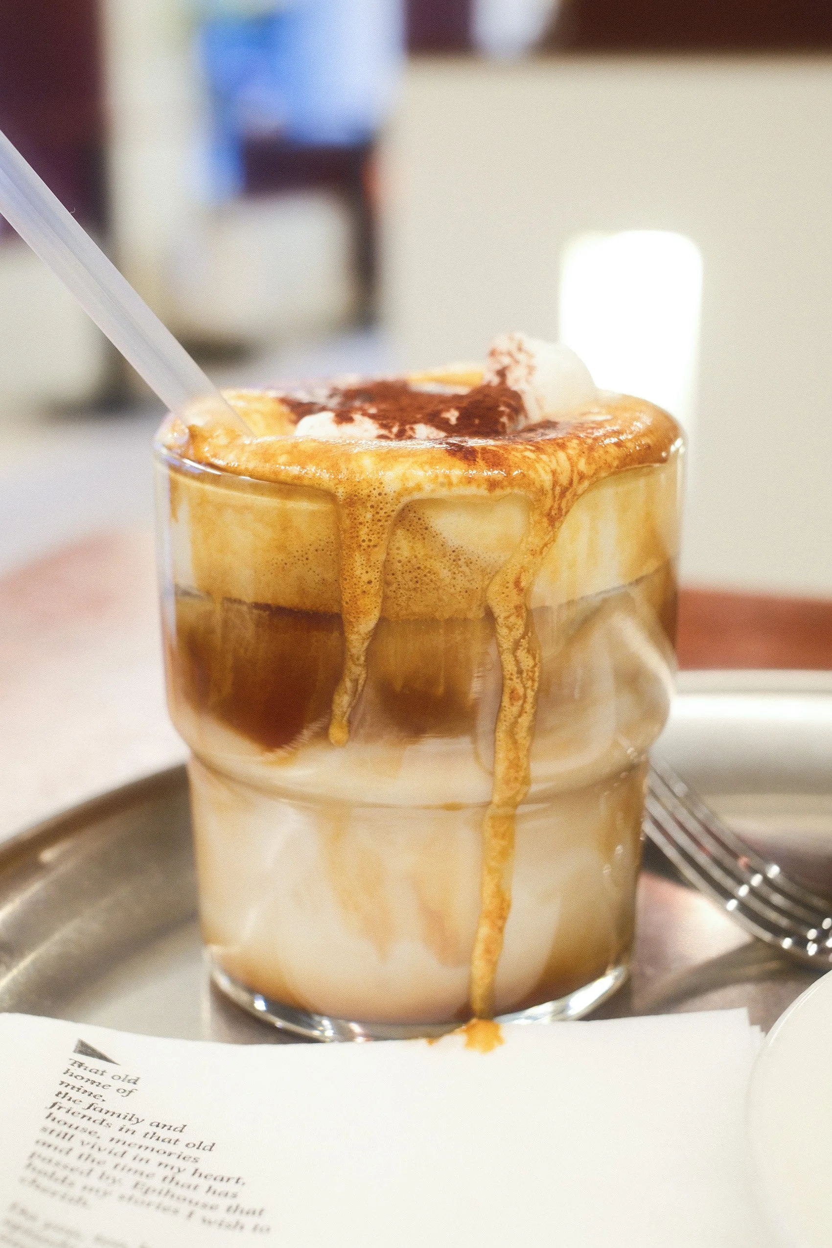 Close up photograph of the epihaus Nut Cream Latte