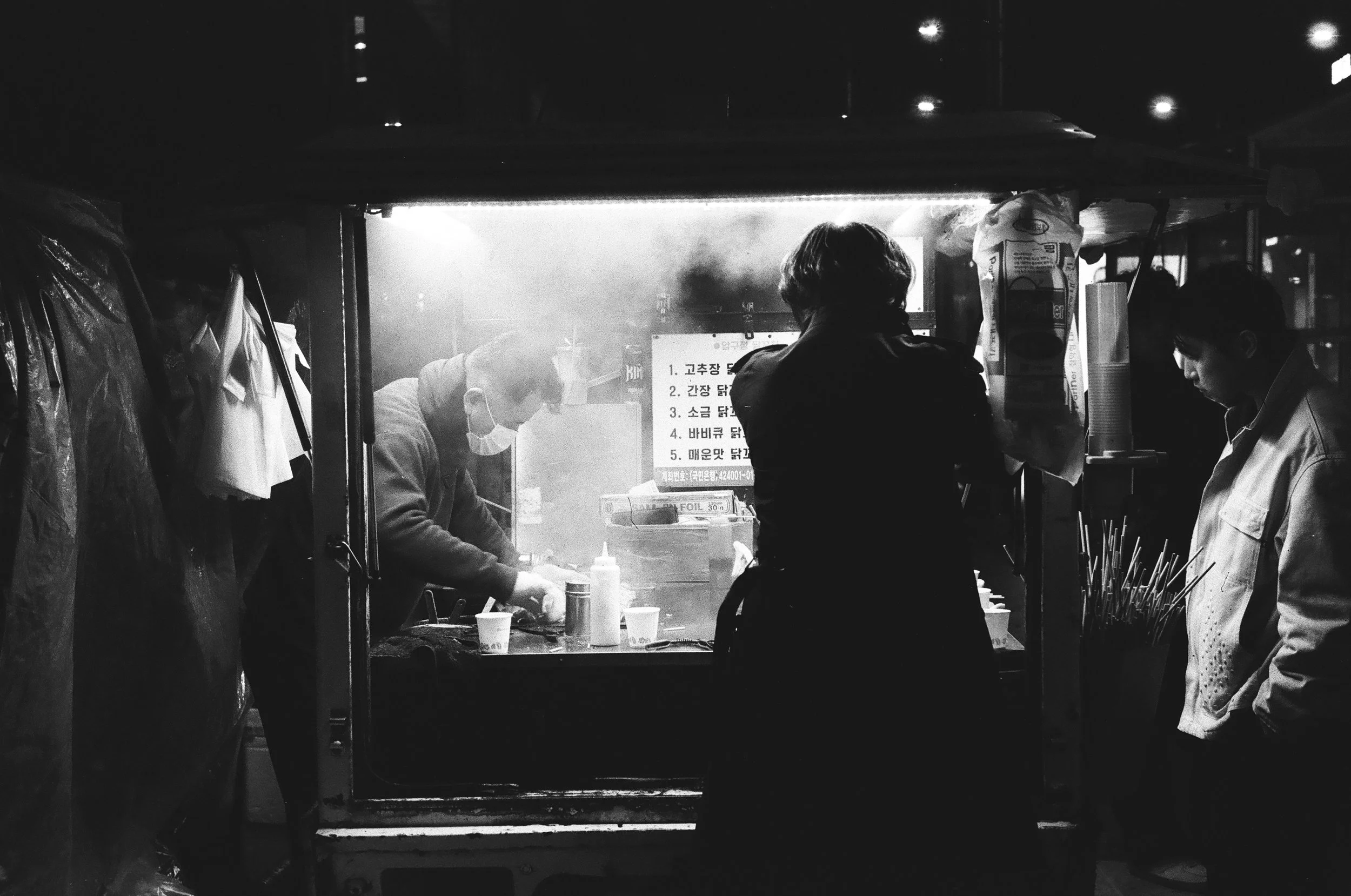 Black and white picture by the Rollei 35RF on Kentmere 400 pushed to 1600