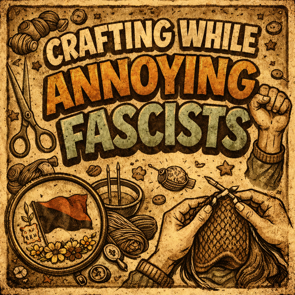 Crafting While Everyone Else Was Busy Saluting the Flag