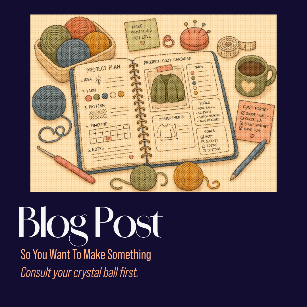 So You Want to Crochet a Thing? Cool. Consult Your Crystal Ball First.