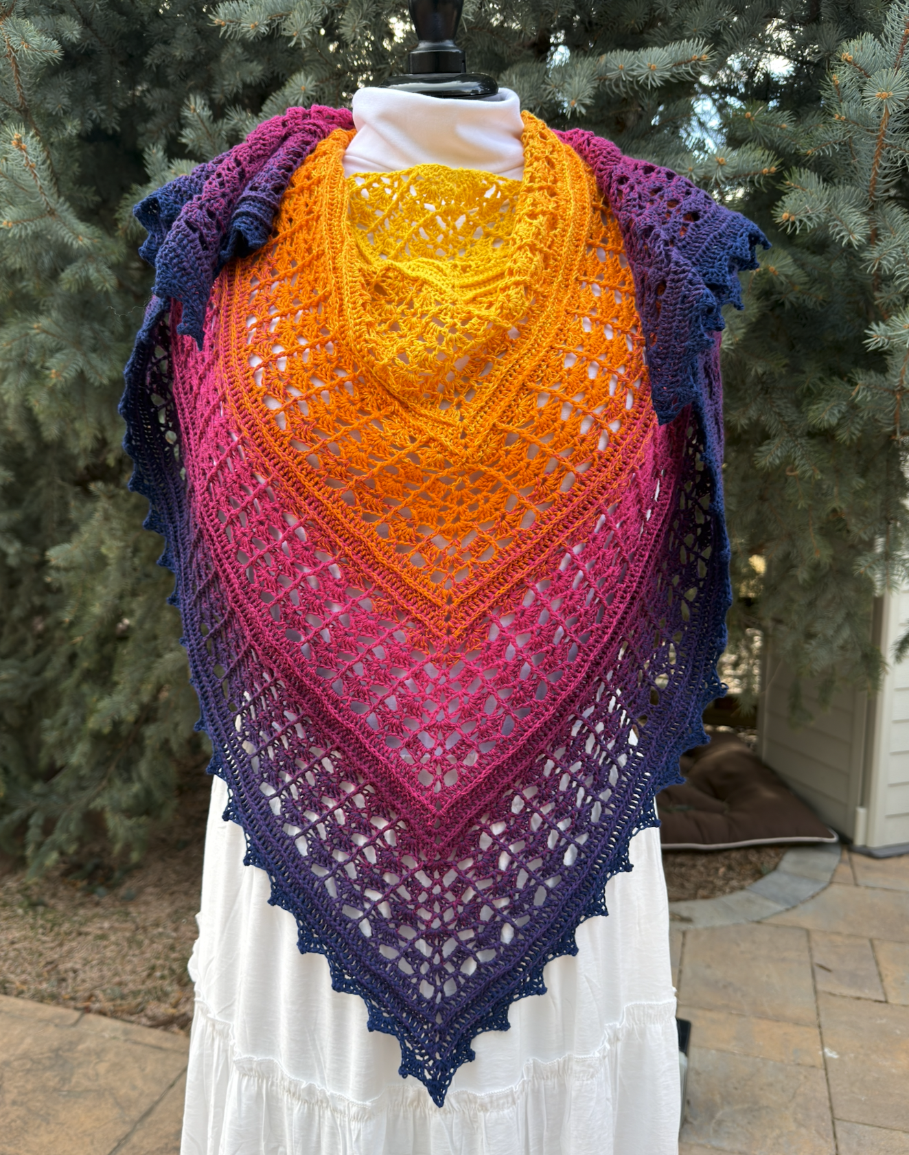 Crochet Pattern: The Freya Shawl